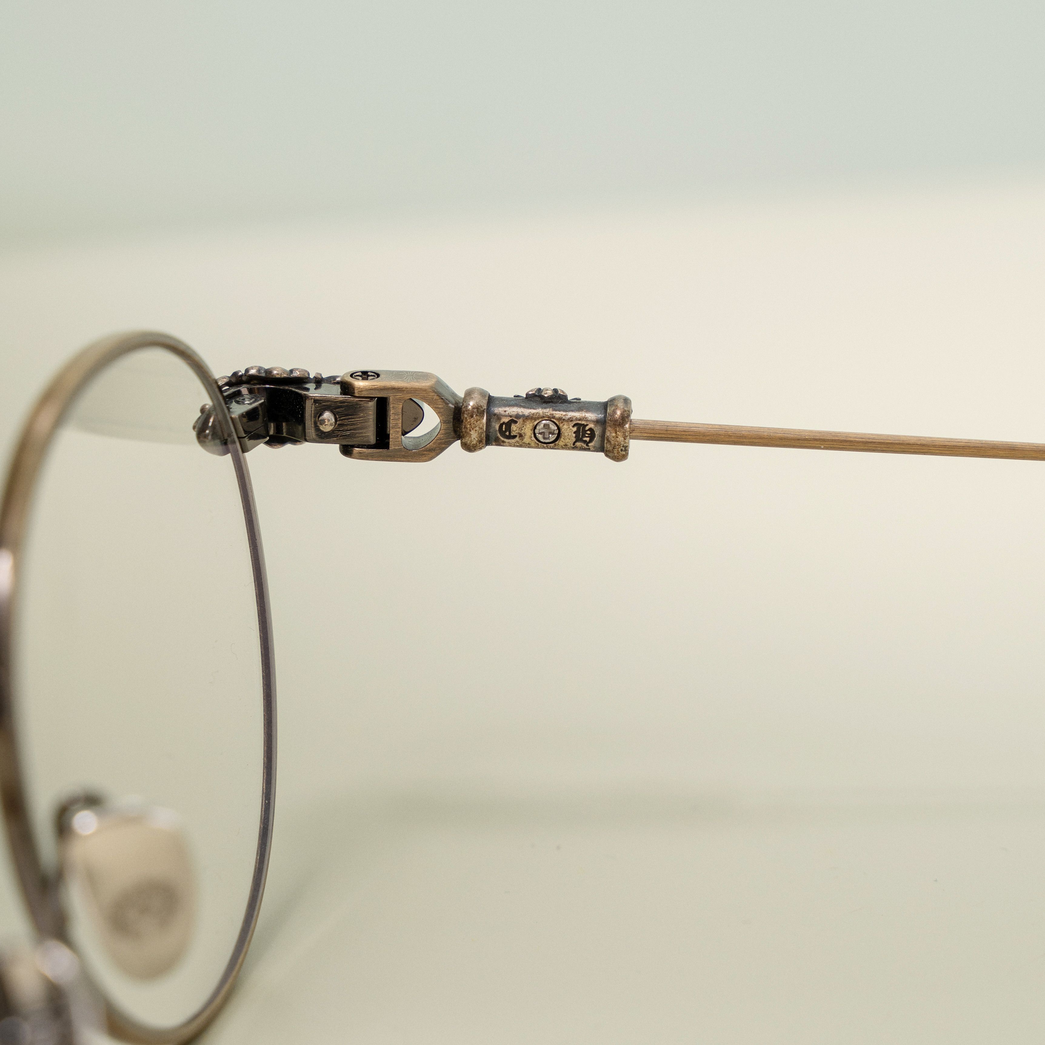 Chrome Hearts CHROME HEARTS Bubba Antique Gold Glasses Size ONE SIZE - 7 Thumbnail