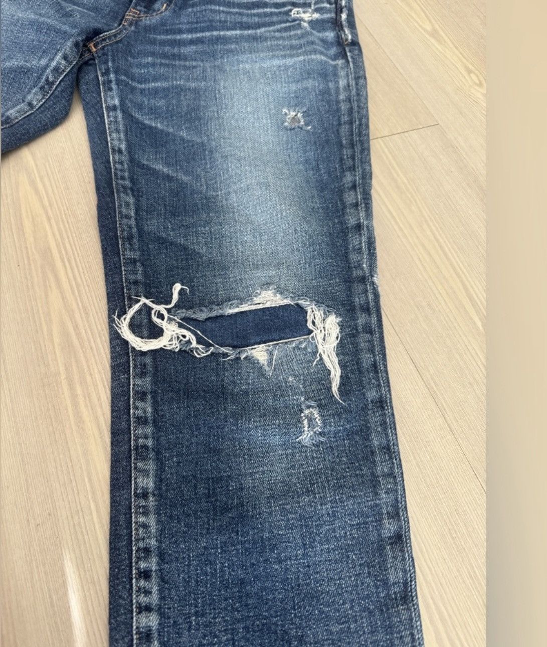 MOUSSY MOUSSY VINTAGE distressed patchwork Jeans 26-27 Size 26" / US 2 / IT 38 - 7 Thumbnail