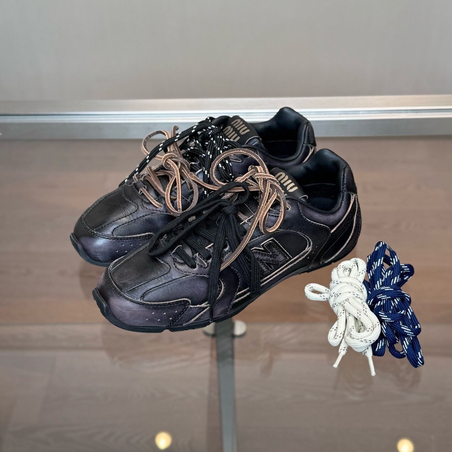 Miu Miu Miu Miu x New Balance 530 Sneakers Size US 4.5 / IT 34.5 - 1 Thumbnail