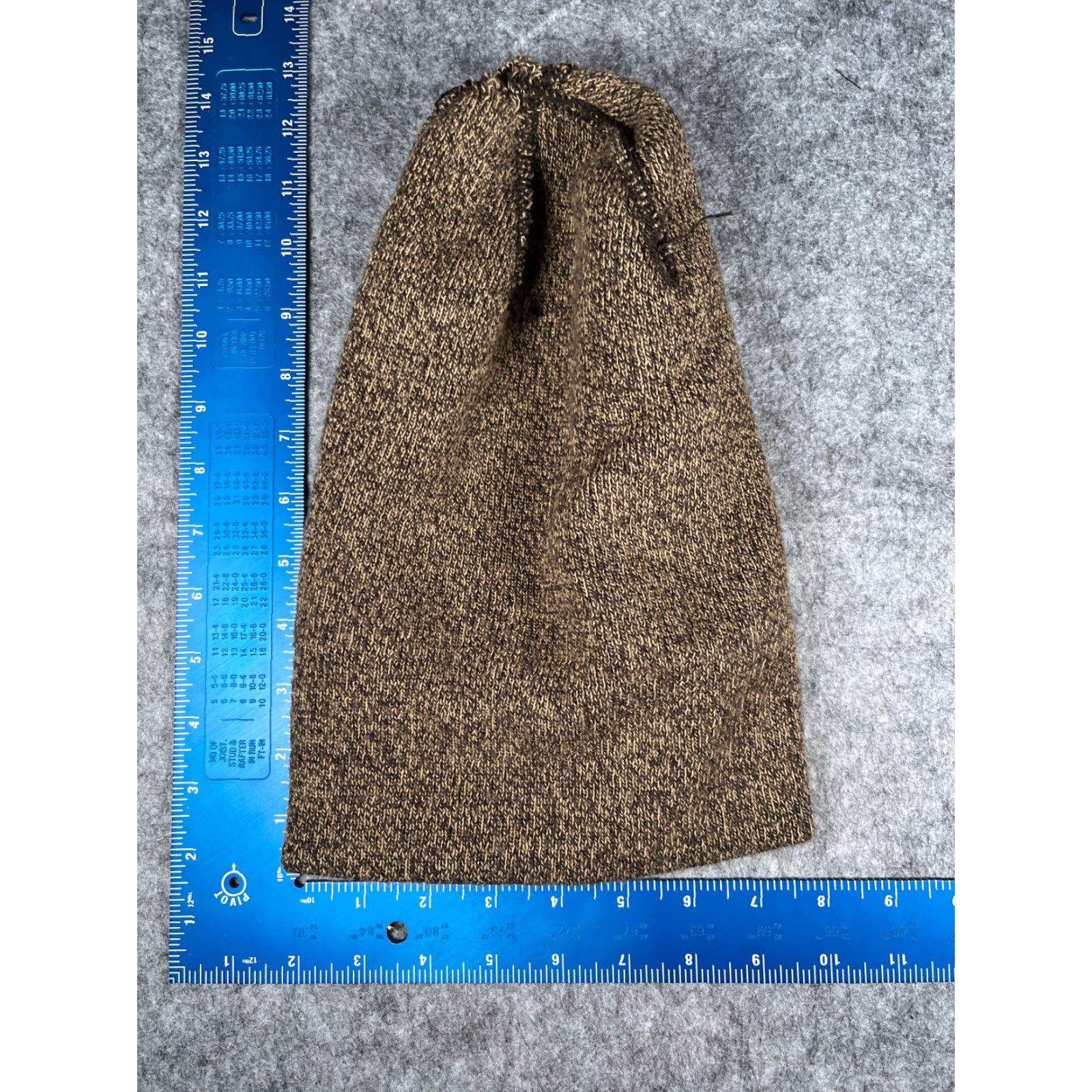 Carhartt VINTAGE Carhartt Beanie Toque Adult One Size Heather Brown Knit 100% Acrylic Workwear Size ONE SIZE - 7 Thumbnail
