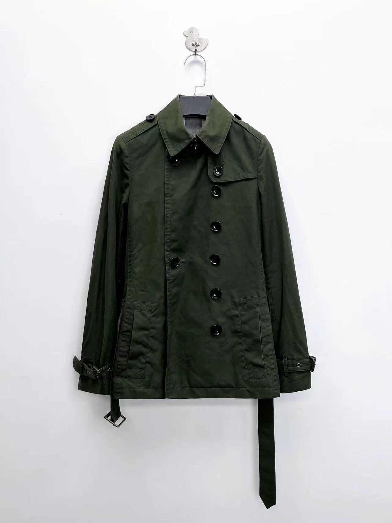 Burberry Burberry Green Short Trench Coat Size US XS / EU 42 / 0 - 1 Thumbnail