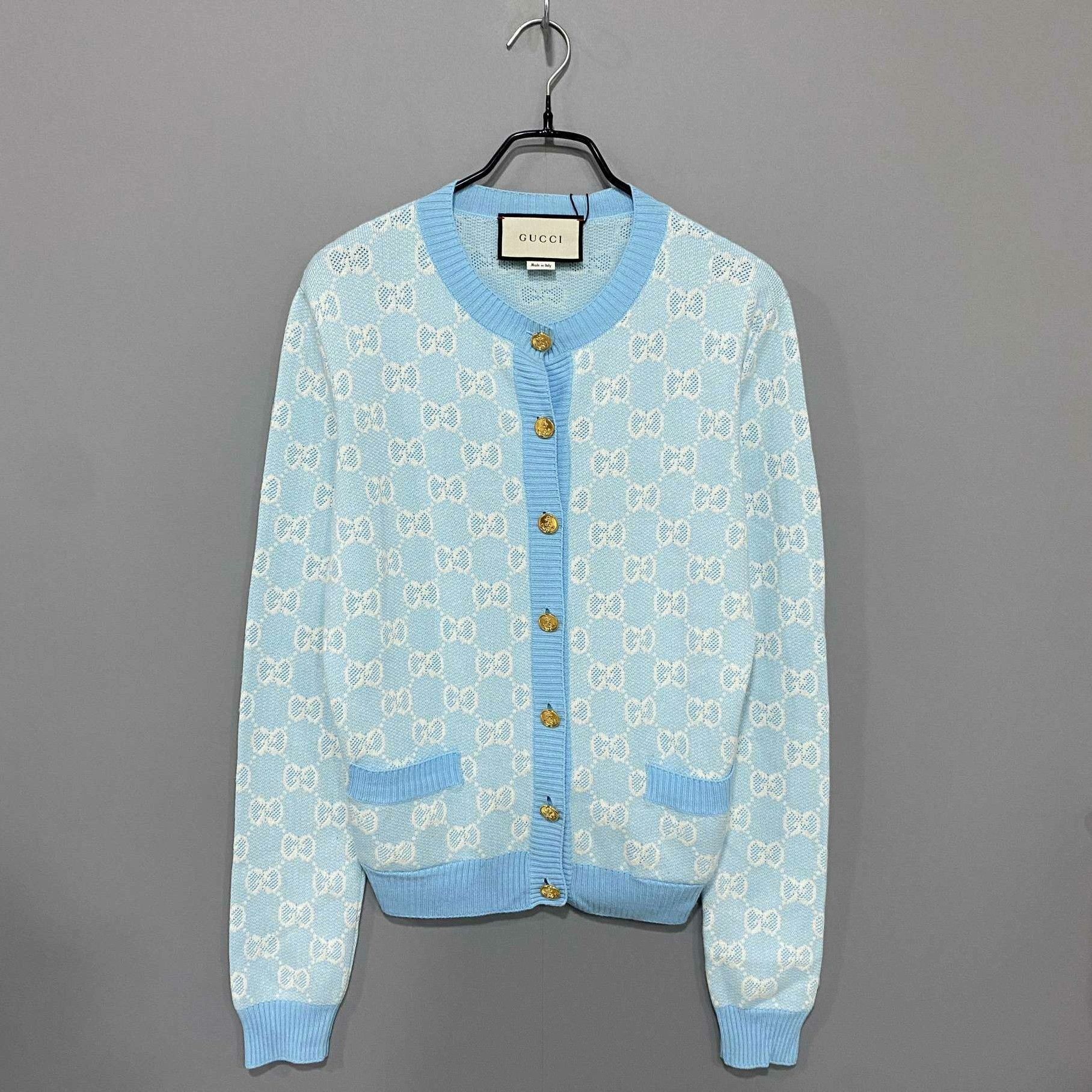 Gucci Gucci Blue Sweater S Women Size S / US 4 / IT 40 - 1 Thumbnail