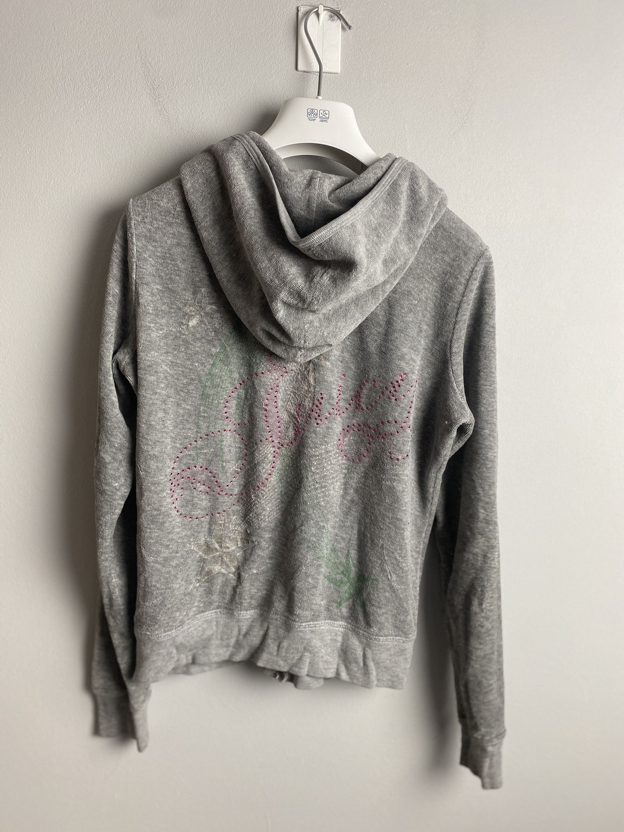 Juicy Couture Juicy Couture vintage zip-up hoodie velvet velour y2k 00s Size L / US 10 / IT 46 - 5 Thumbnail