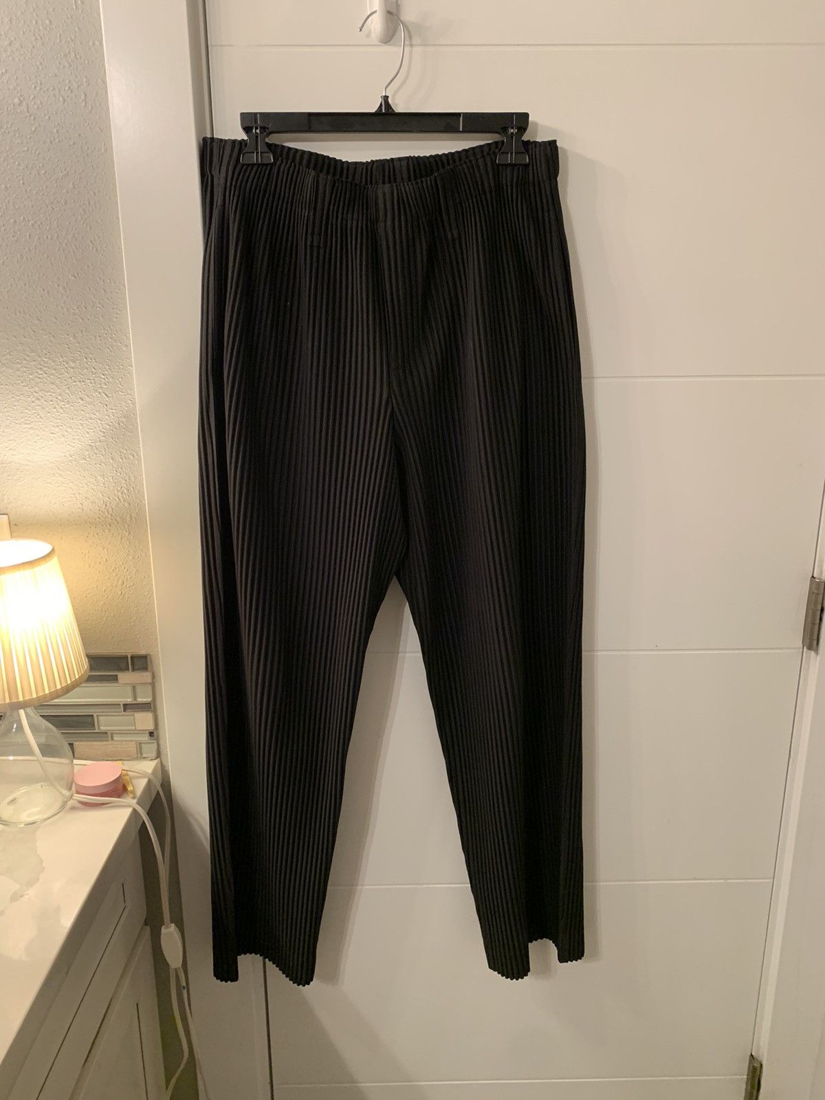 HOMME PLISSE ISSEY MIYAKE polyester Easy pants Pants HP21-JF173-15 black 1
