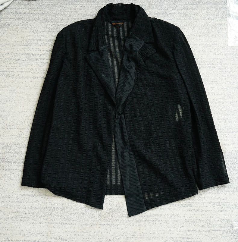 Comme des Garcons comme des garcons cardigan jacket with patchwork neckline m Size US M / EU 48-50 / 2 - 1 Thumbnail