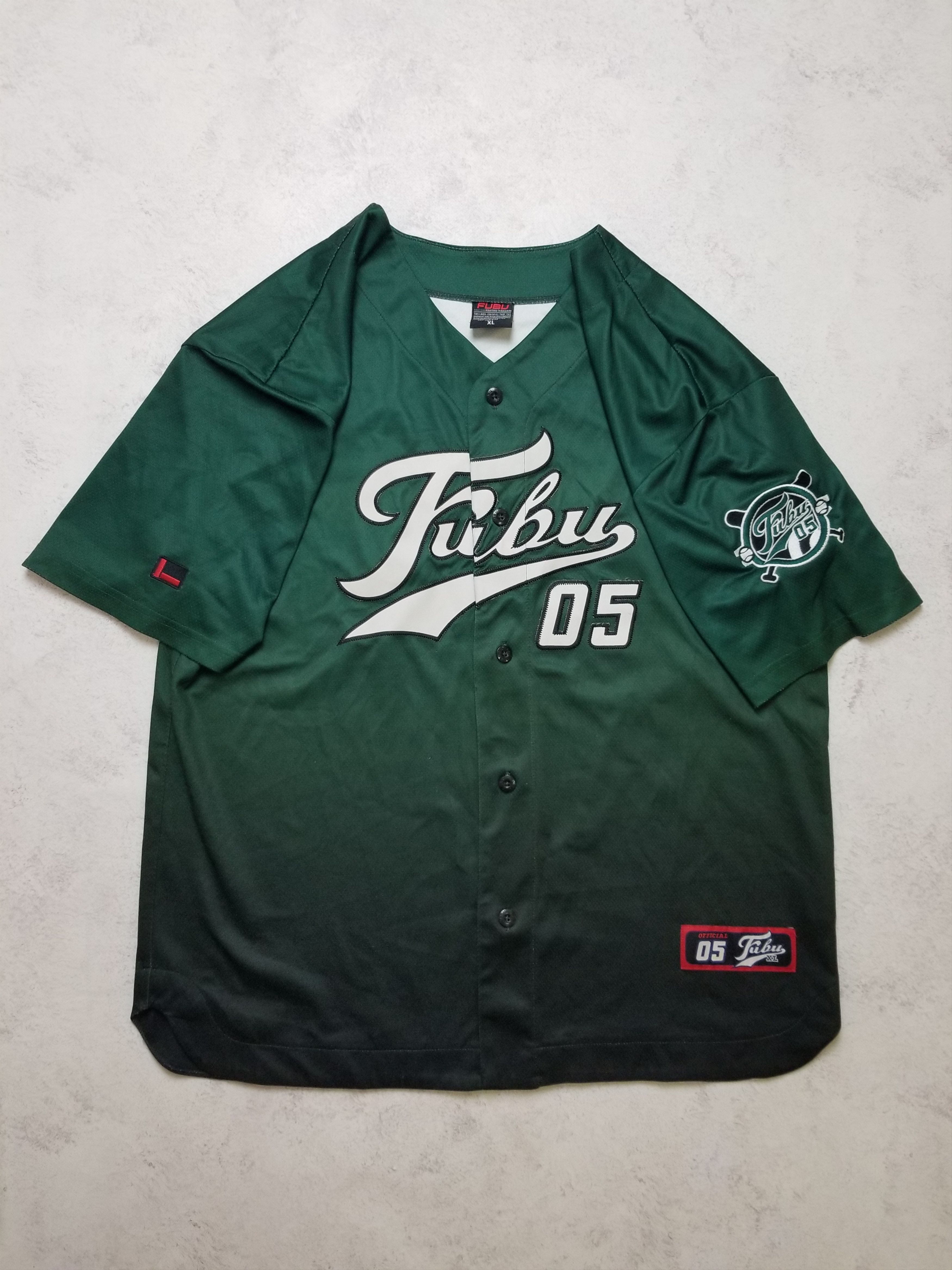 Fubu Vintage 90s FUBU Baseball Jersey Shirt Y2k 2000s Hip Hop Rap Size US XL / EU 56 / 4 - 3 Thumbnail