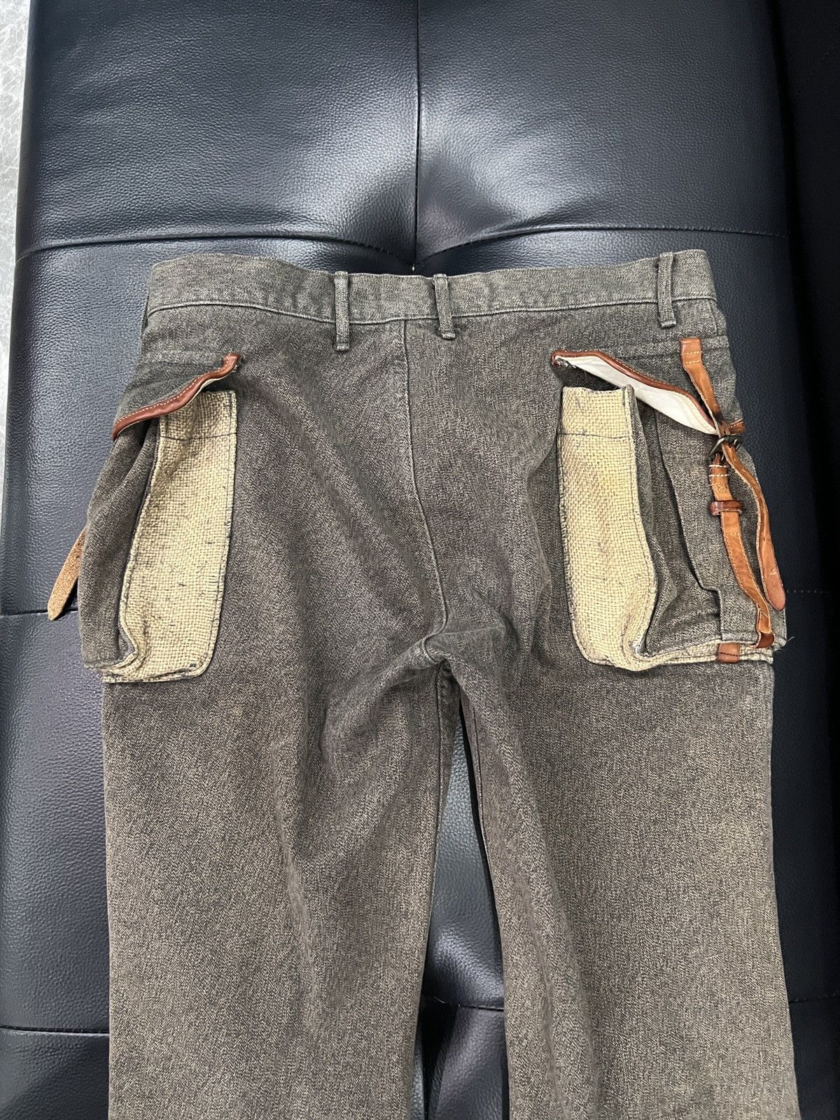 Kapital Kapital Leather Strap Pocket Riding Pants Size US 32 / EU 48 - 5 Thumbnail