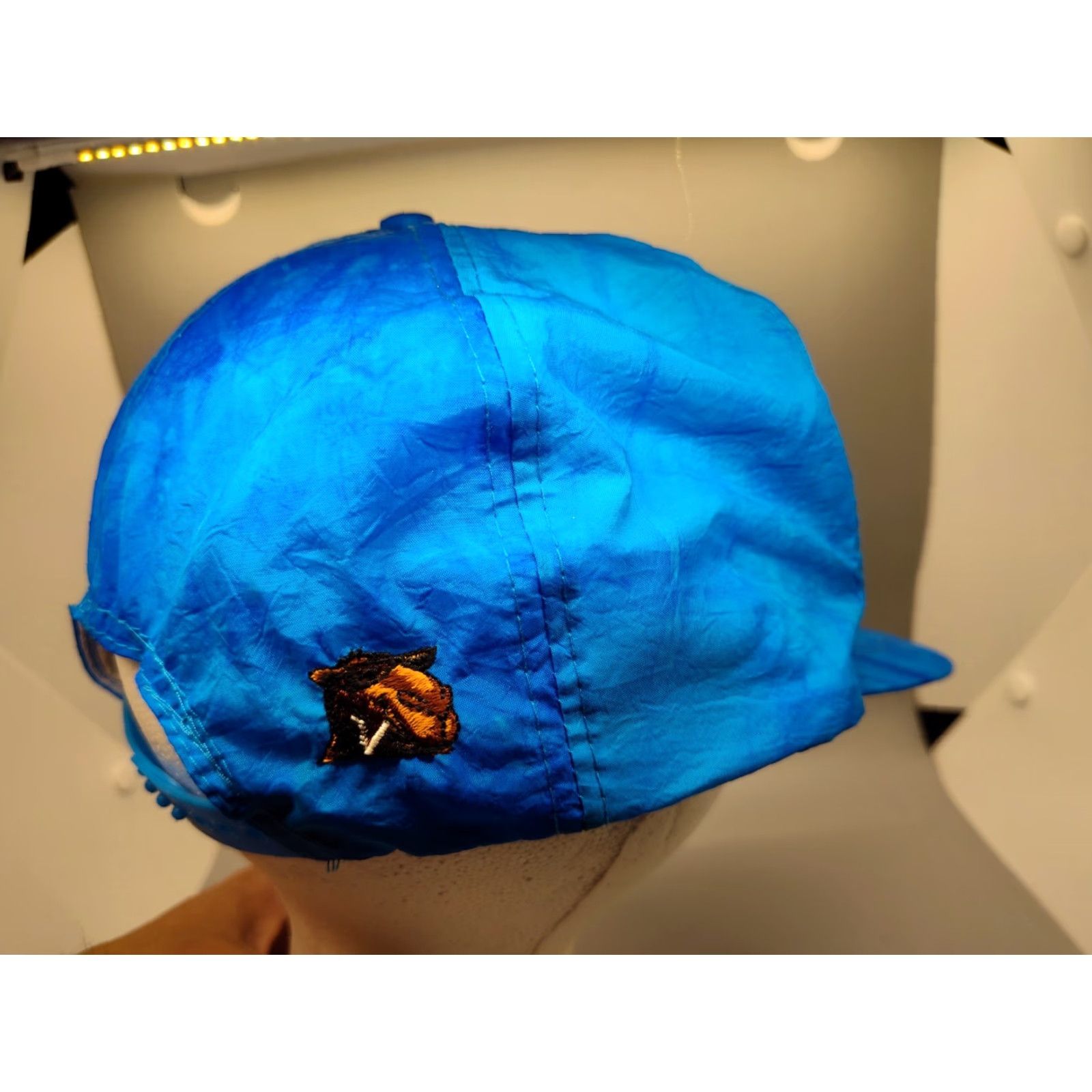 Camel VINTAGE Camel Cigarettes Tie Dye Snapback Hat Adjustable Blue 90s Mens Size ONE SIZE - 7 Thumbnail