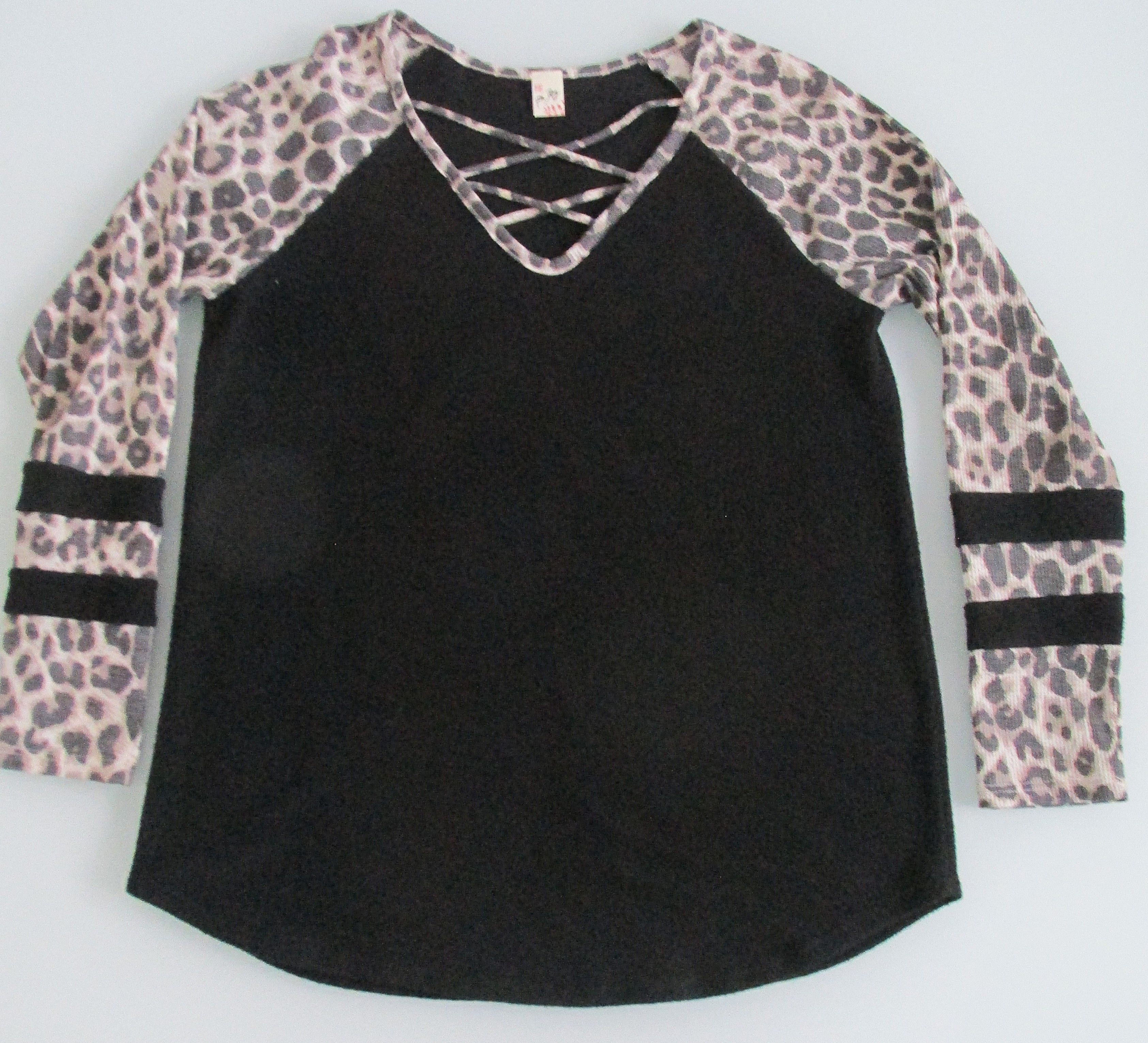 Other 7th Ray Women's Animal Print Knit Top Size Small Size S / US 4 / IT 40 - 1 Thumbnail