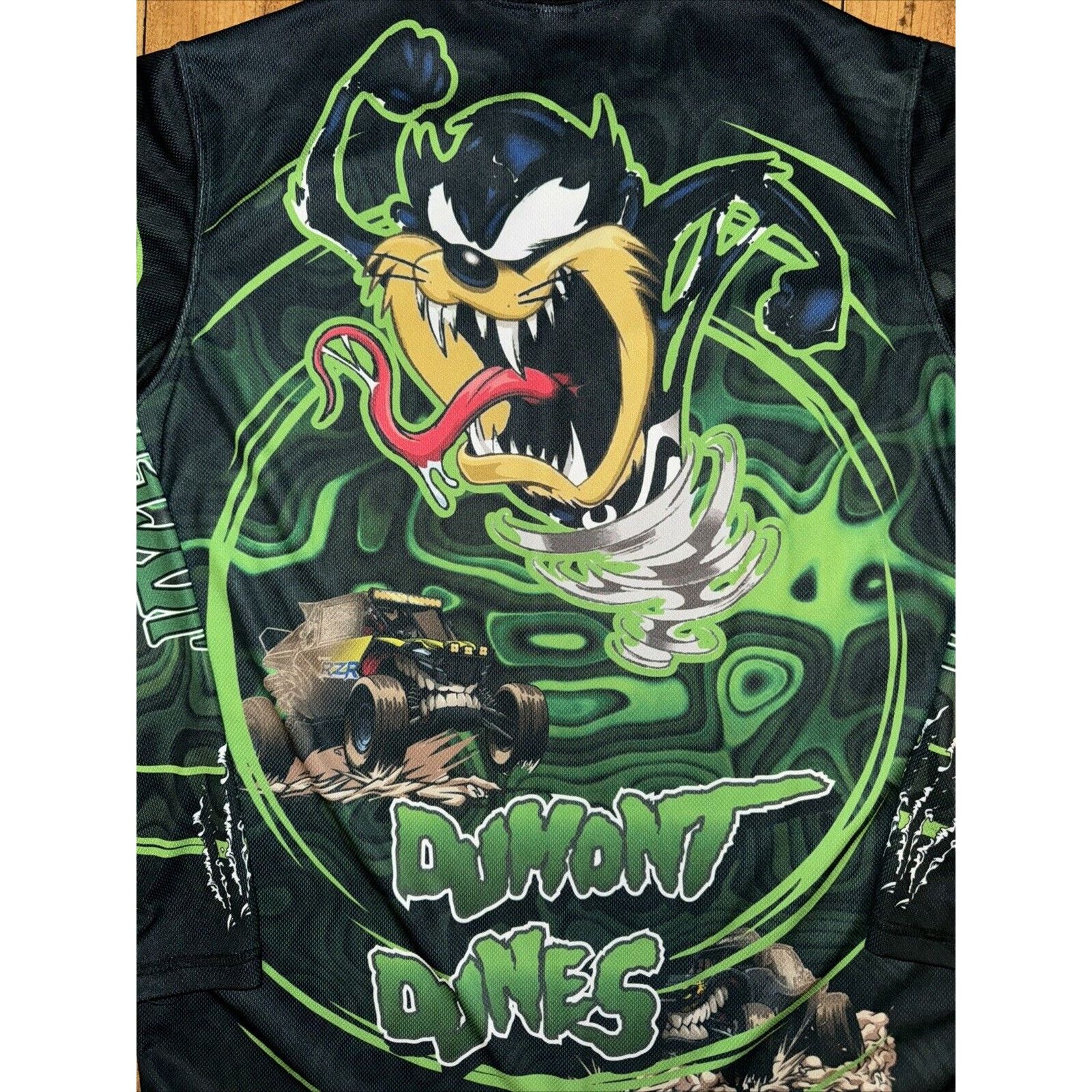 Vintage Women’s Off Roading Long Sleeve Tazmanian Devil Green 19x25 Size S / US 4 / IT 40 - 7 Thumbnail