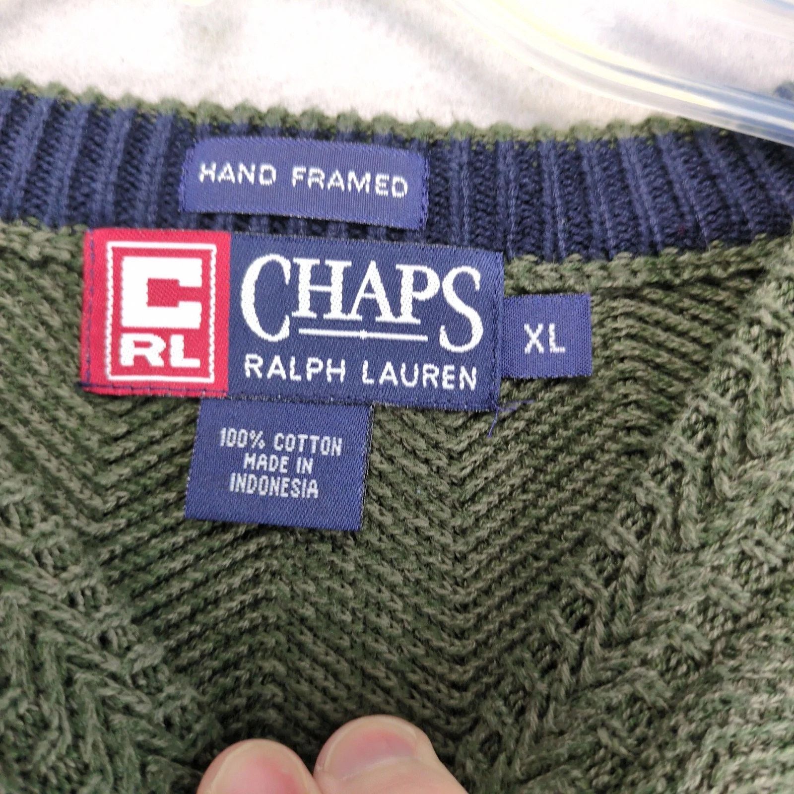 Ralph Lauren Vtg 80s Chaps Ralph Lauren Pullover Knit Sweater Men's XL Size US XL / EU 56 / 4 - 3 Thumbnail
