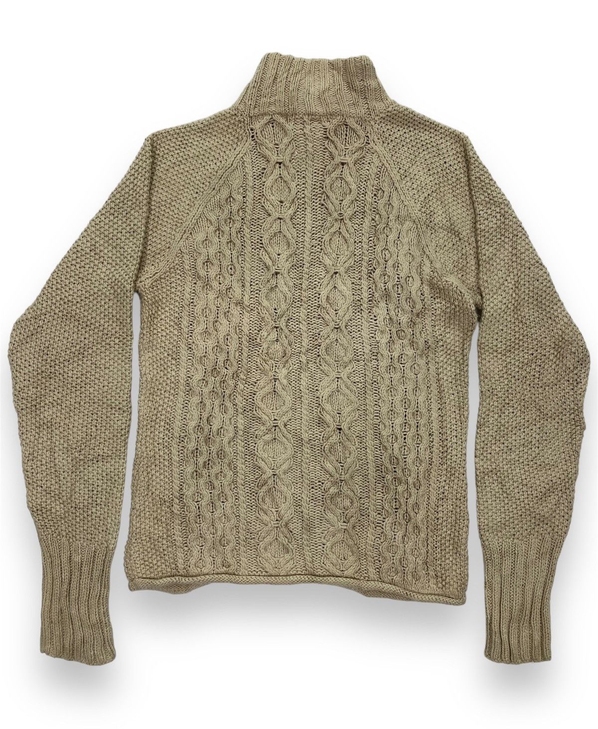 Designer × Japanese Brand Jusqua Cable Knit Sweater Size XS / US 0-2 / IT 36-38 - 2 Thumbnail