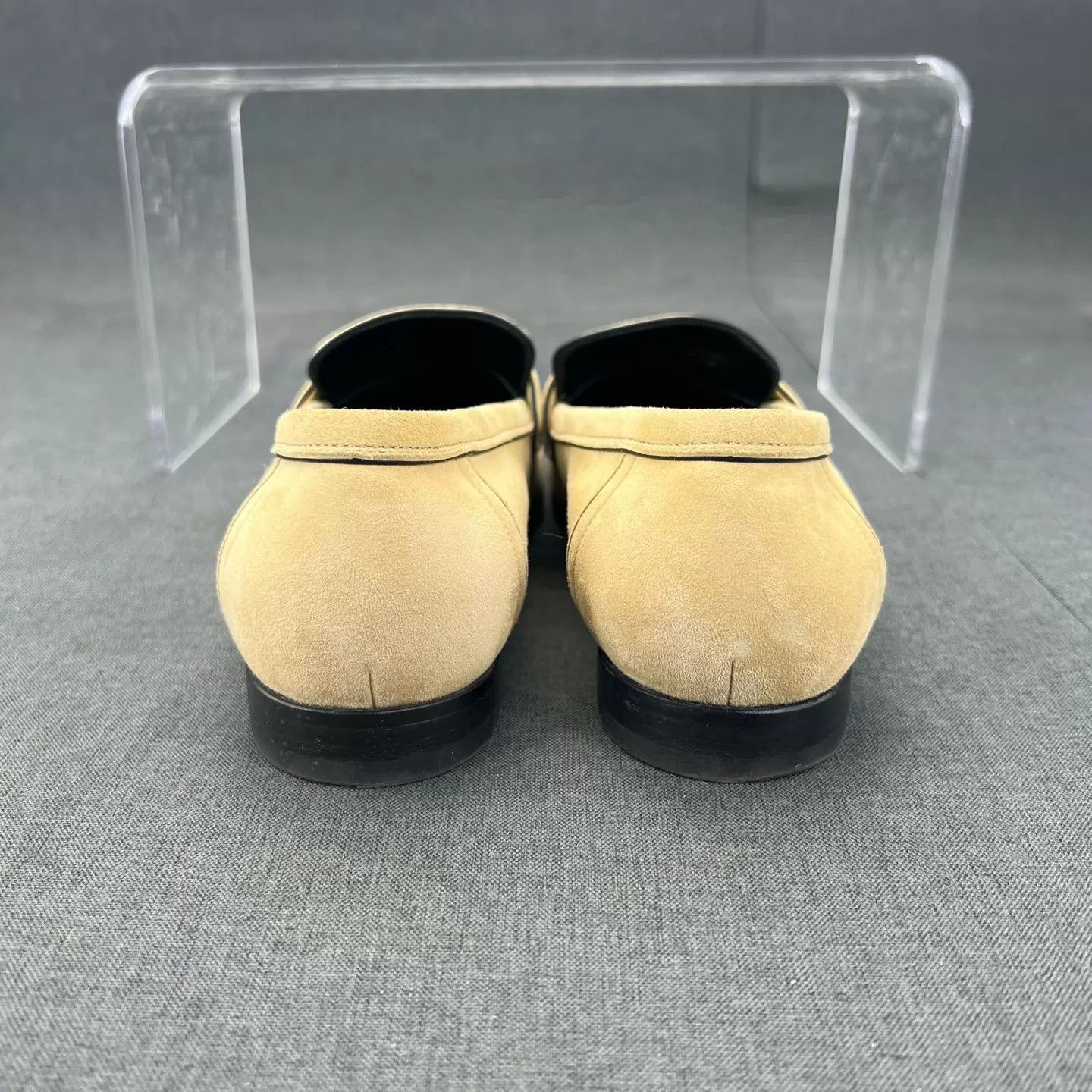 Hermes Hermès H Buckle Khaki Suede Loafer 38 Original Box Size US 7.5 / IT 37.5 - 5 Thumbnail
