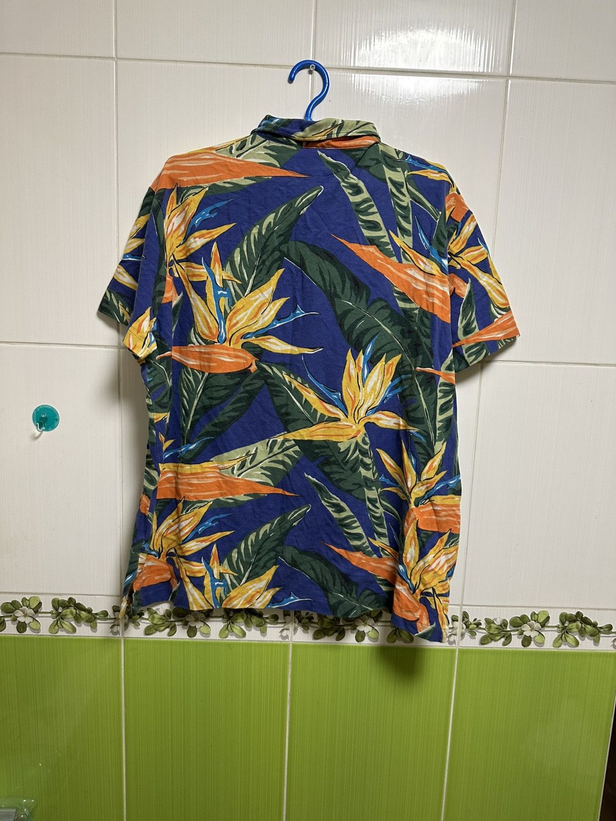 Polo Ralph Lauren Polo Ralph Lauren Birds Paradise Polo Men's Vintage Floral Size US XL / EU 56 / 4 - 9 Thumbnail