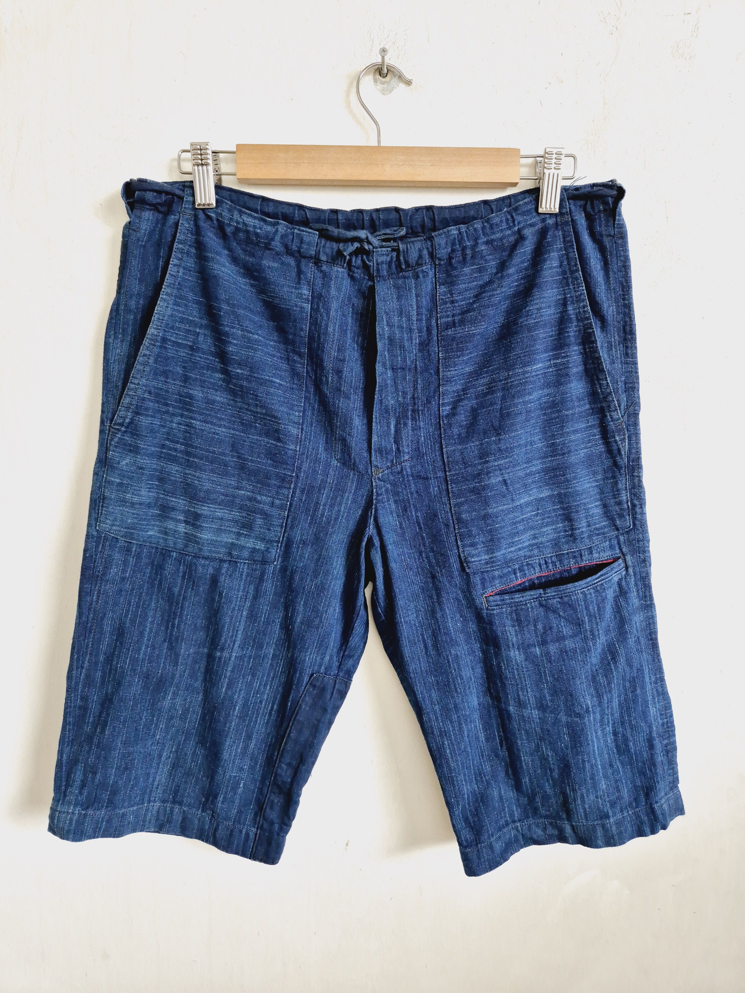 Blue Blue Japan × Japanese Brand Blue Blue Japan Shorts Size US 31 - 1 Thumbnail