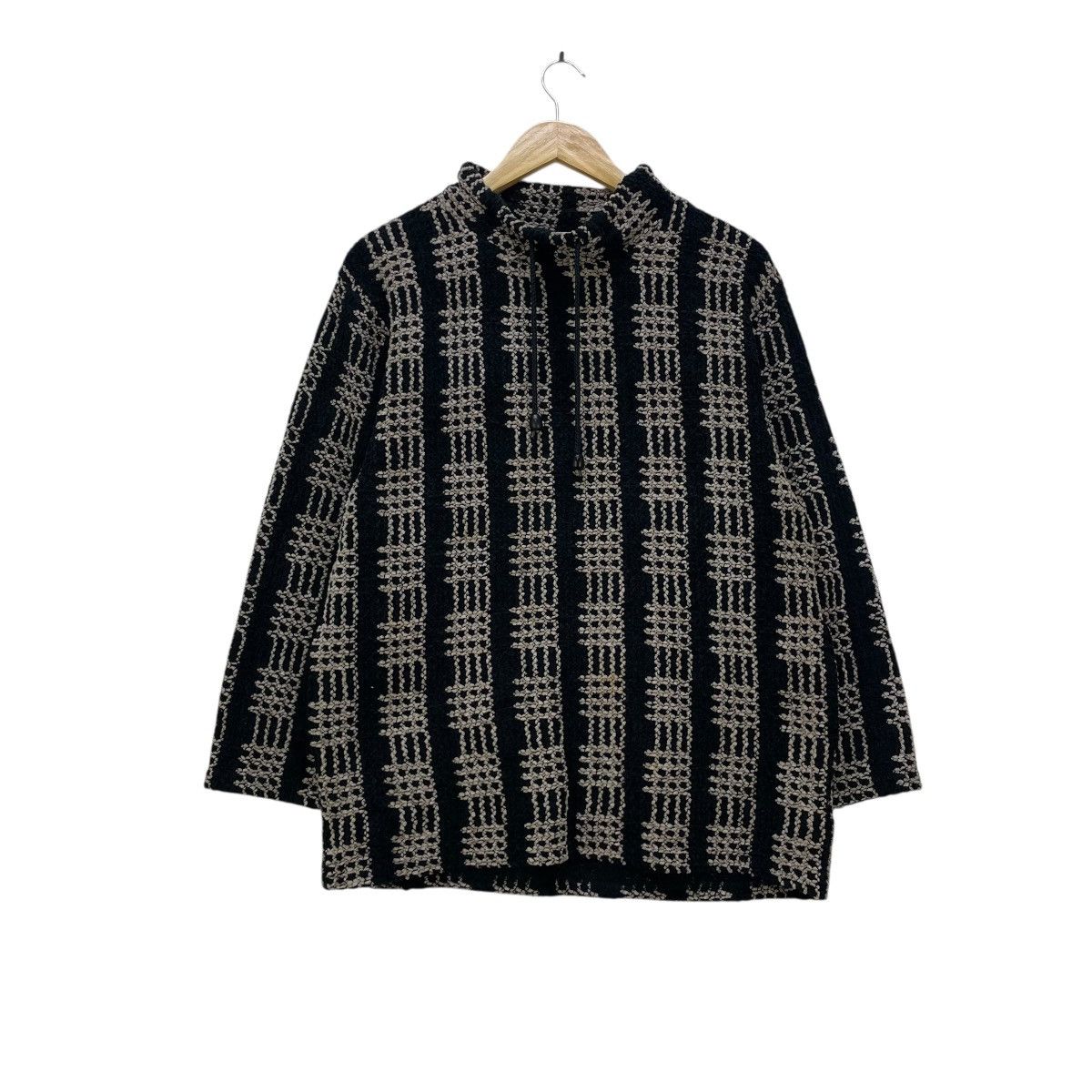 💥Vintage 90w Bashecing Femme Sweatshirt Plaid Knit Pullover