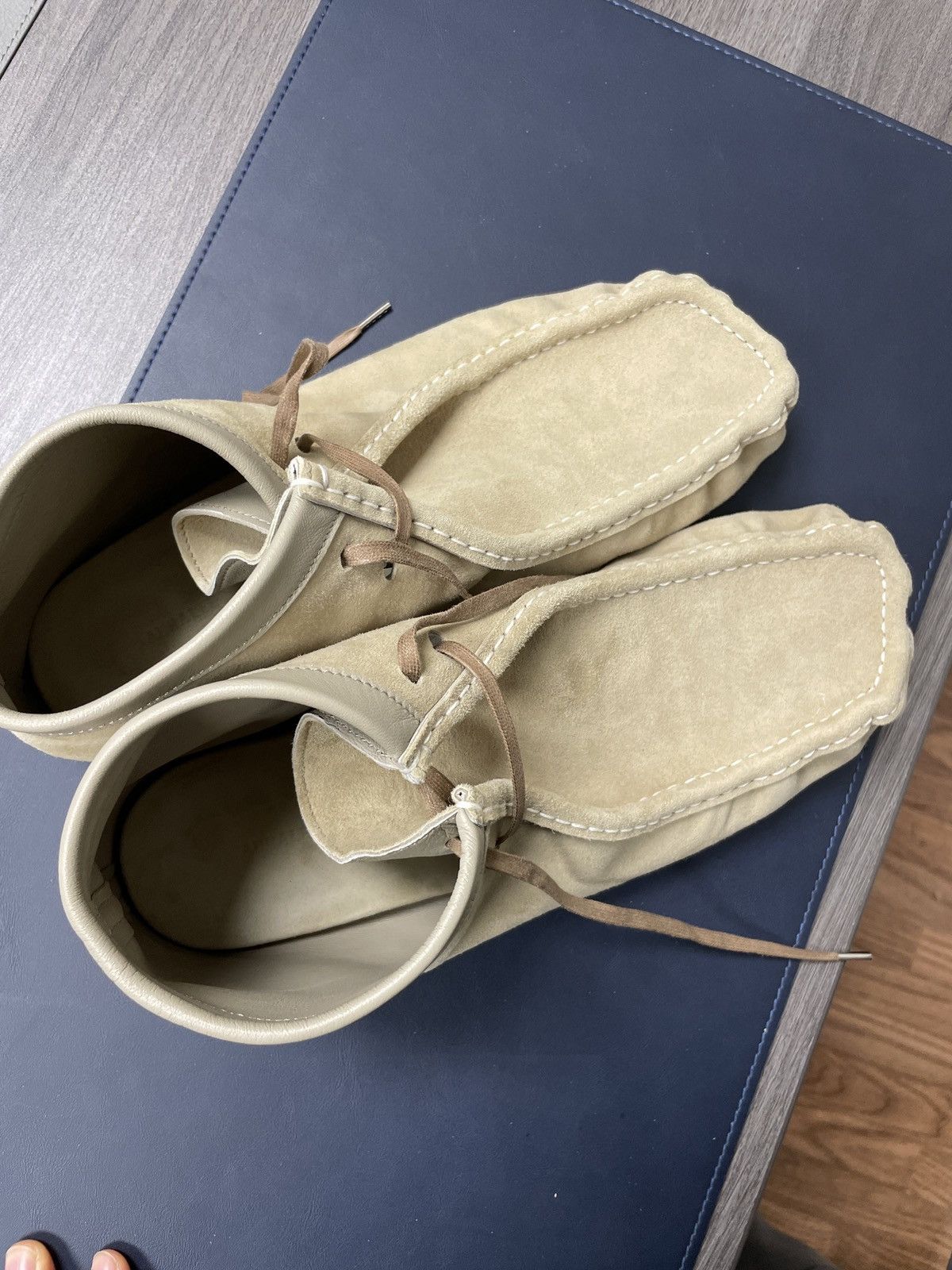 Auralee Auralee Suede Moccasin Short Boots “Clarks” Size US 10 / EU 43 - 6 Thumbnail