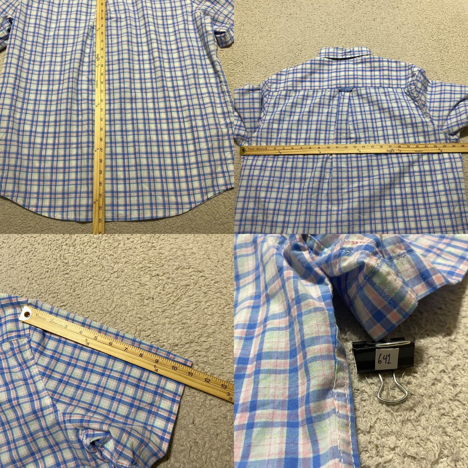 Chaps Chaps Ralph Lauren Mens XL Shirt Multicolor Plaid Short Sleeve Button Down Shirt Size US XL / EU 56 / 4 - 8 Thumbnail