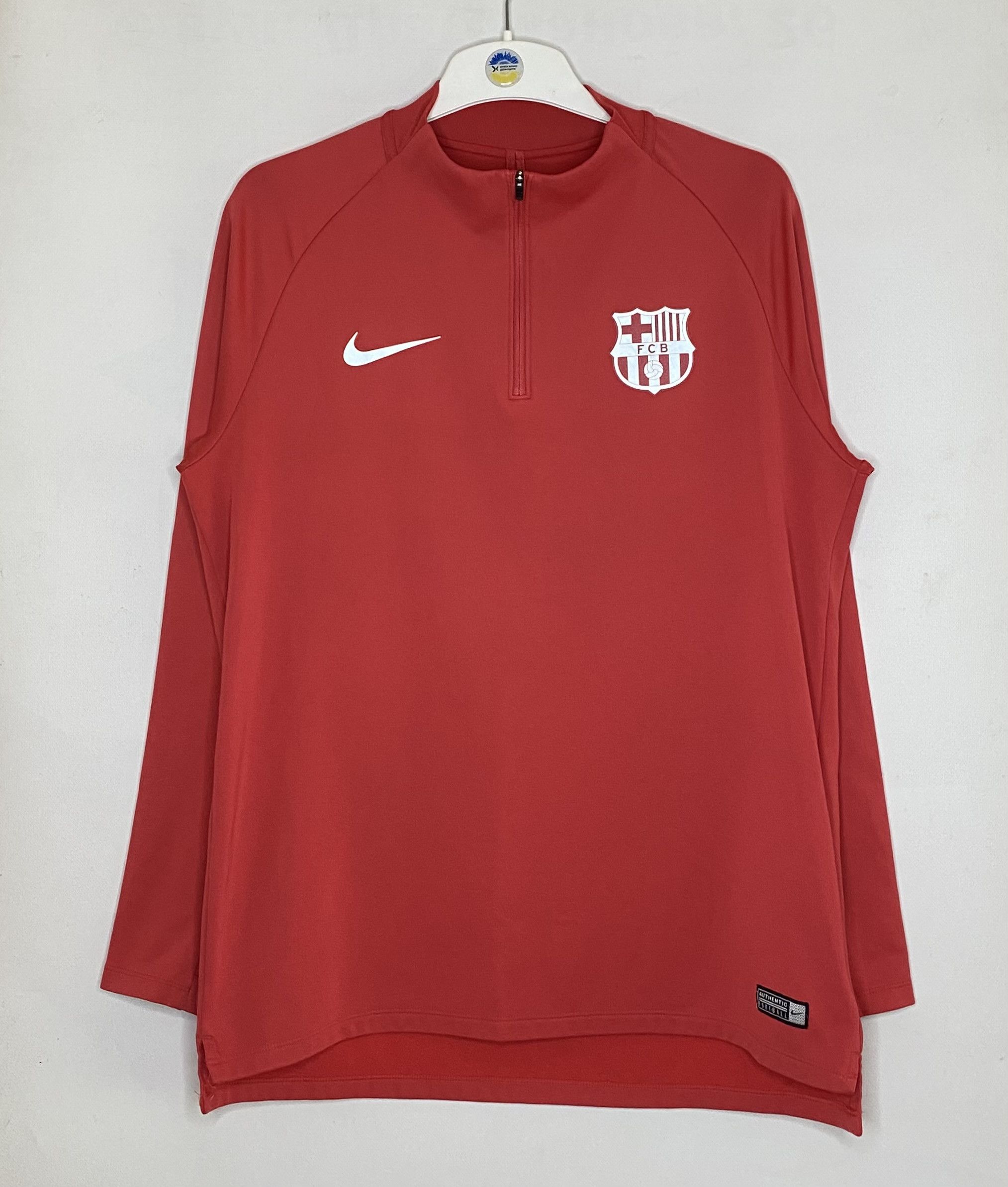 Nike BARCELONA 2018 2019 TRAINING FOOTBALL SHIRT SOCCER JERSEY Size US L / EU 52-54 / 3 - 1 Thumbnail