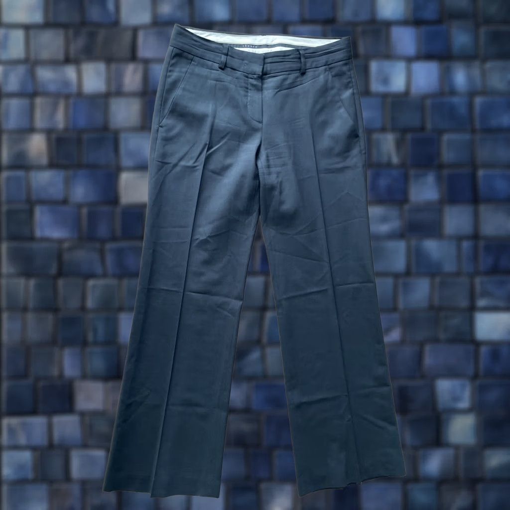 Theory Theory Bootcut Pants Womens 30x30.5 Black Wool Office Dress Pants 80s 90s City Preppy Luxury Classy Size 30" / US 8 / IT 44 - 1 Thumbnail