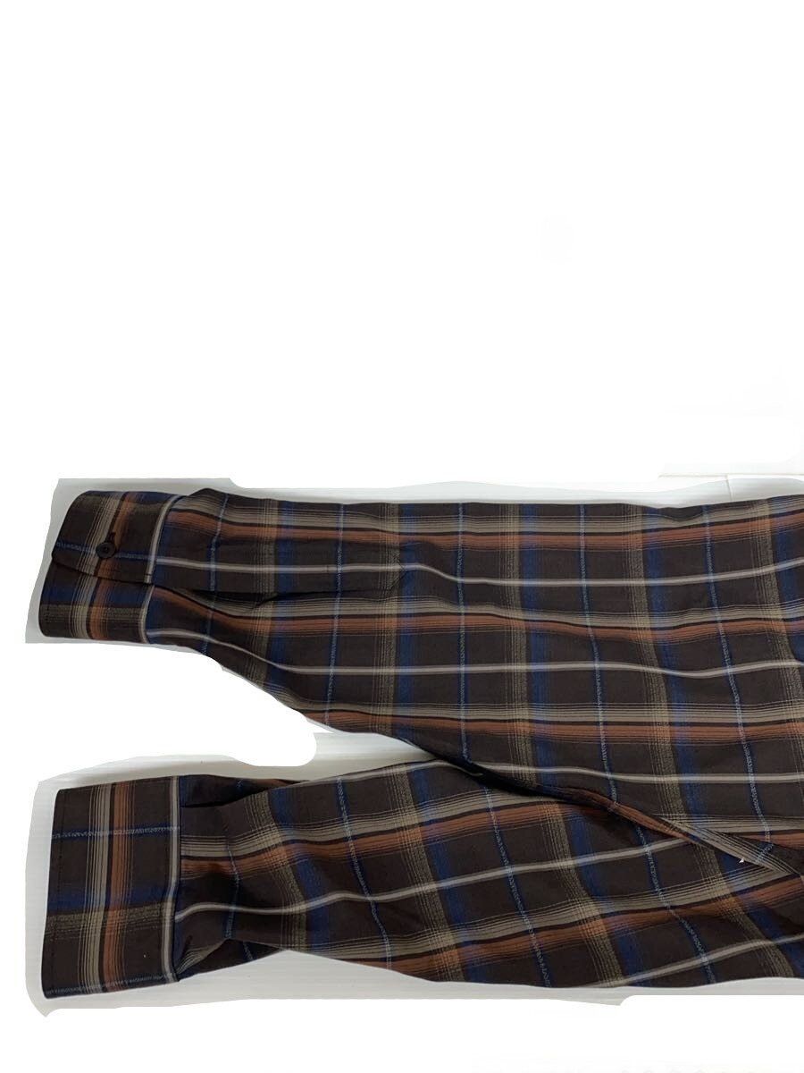 Auralee Brown Wool Check Long Sleeve Shirt Size US XXL / EU 58 / 5 - 3 Thumbnail