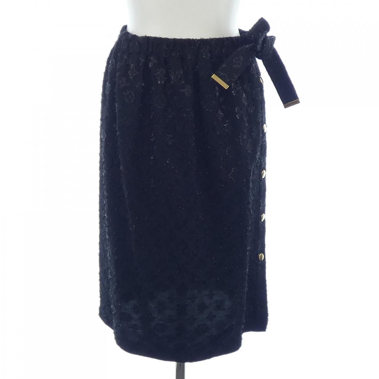 Louis Vuitton Louis Vuitton Louis Vuitton Monogram Fil Coupe Skirt Textile Skirts FOSK34XGR DUTY FREE for USA Size ONE SIZE - 1 Thumbnail