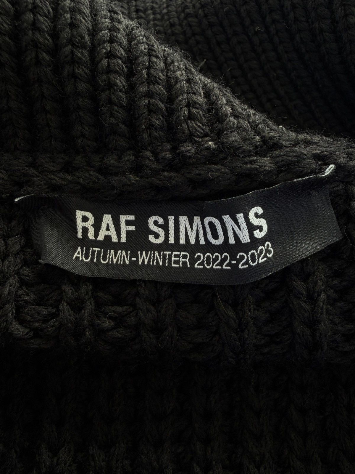 Raf Simons Raf Simons Zip Up Bulky Knit Turtleneck Cardigan Size US S / EU 44-46 / 1 - 7 Thumbnail