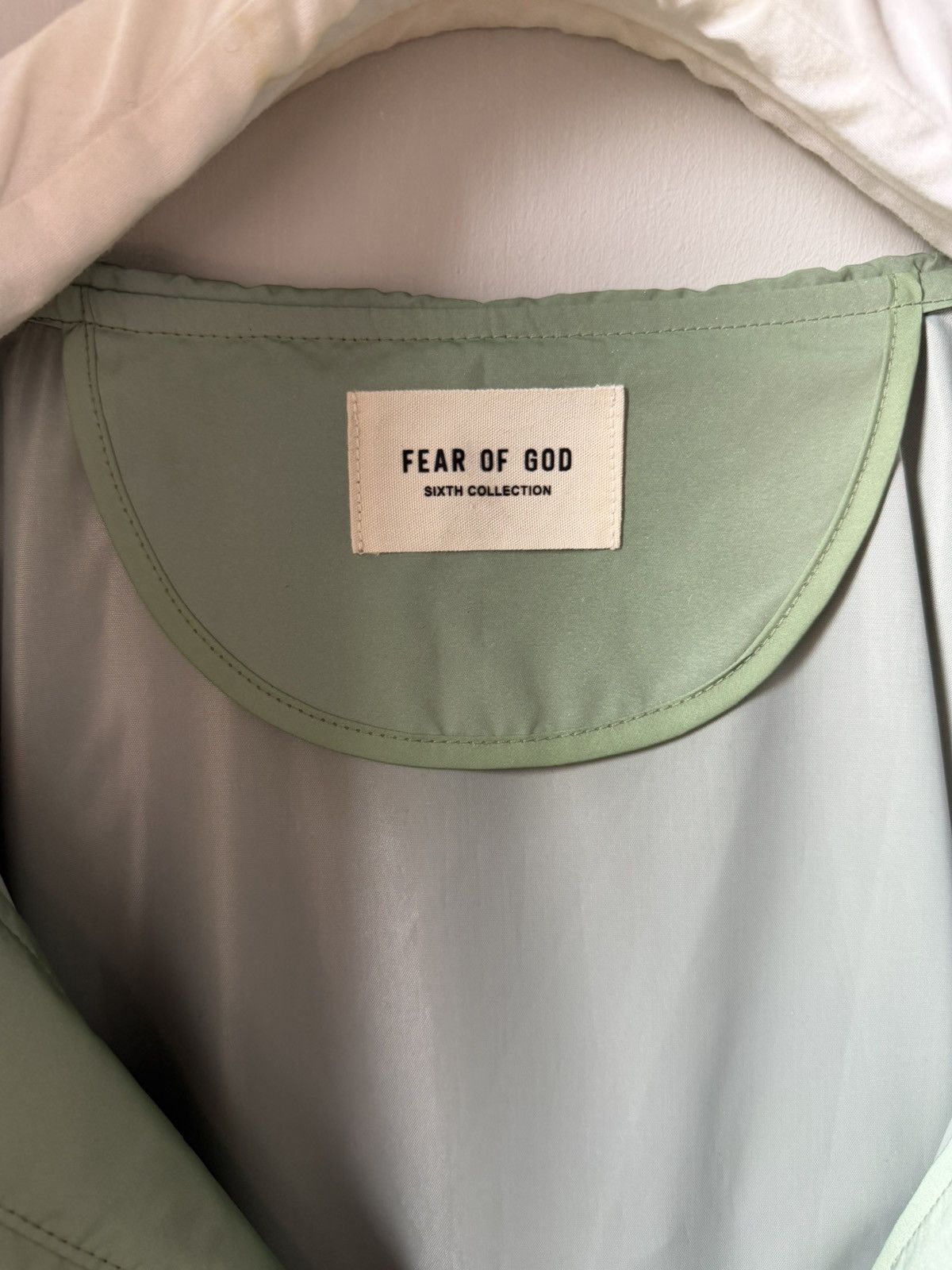 Fear of God FOG iridescent reflective nylon hooded raincoat, L, USA Size US L / EU 52-54 / 3 - 24 Thumbnail