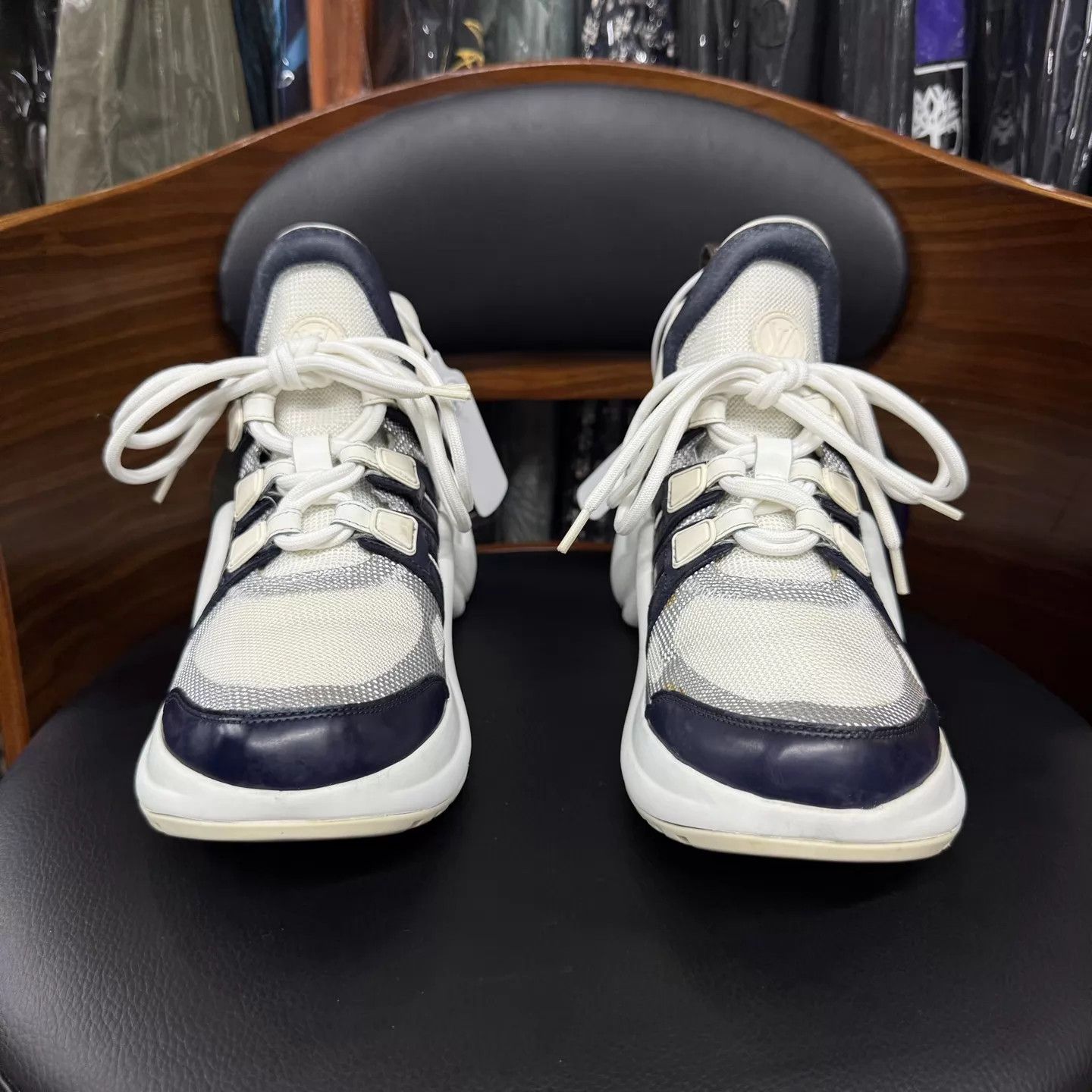 Louis Vuitton LV Archlight White Blue Pink Sneaker 36.5 Size US 6 / IT 36 - 2 Thumbnail