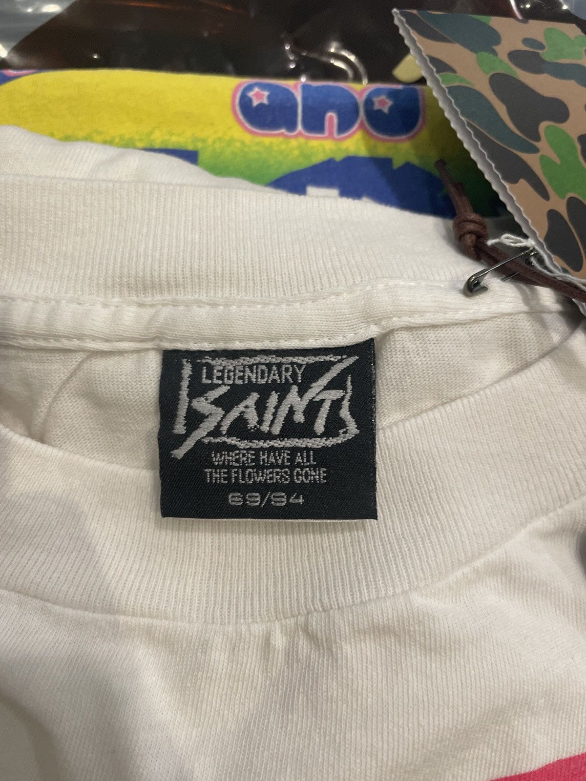 Bape × Saint Michael Saint Michael Bape God T-Shirt SS25 Size US M / EU 48-50 / 2 - 5 Thumbnail