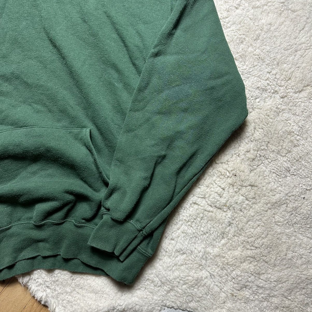 Vintage Vintage Y2K Green blank Hoodie Size US M / EU 48-50 / 2 - 3 Thumbnail
