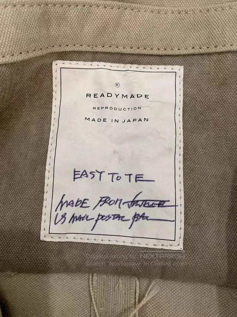READYMADE Readymade Military Canvas Tote Bag. Size ONE SIZE - 5 Thumbnail