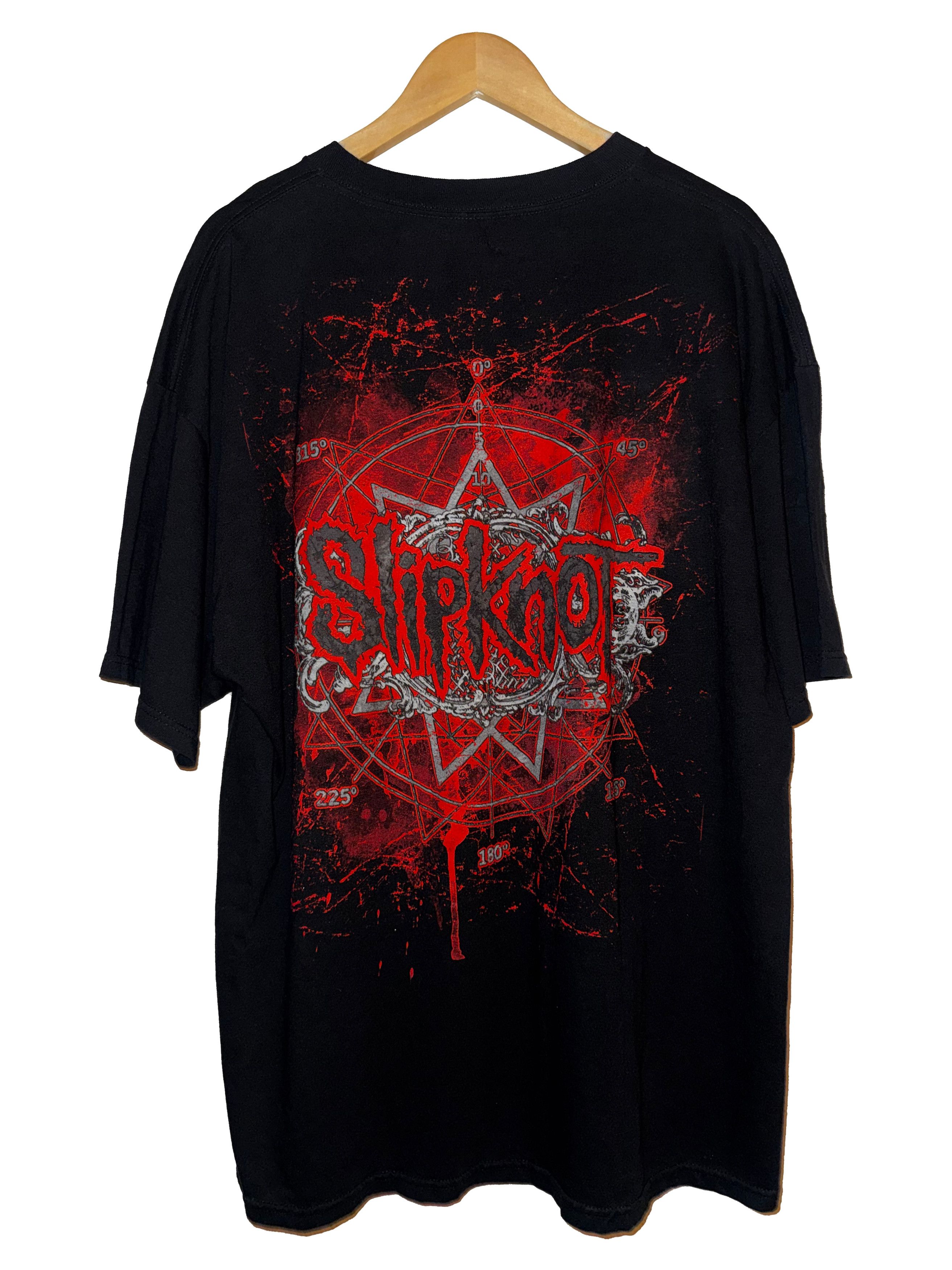 Vintage Slipknot 9-Pointed Star T-Shirt Size US XL / EU 56 / 4 - 3 Thumbnail