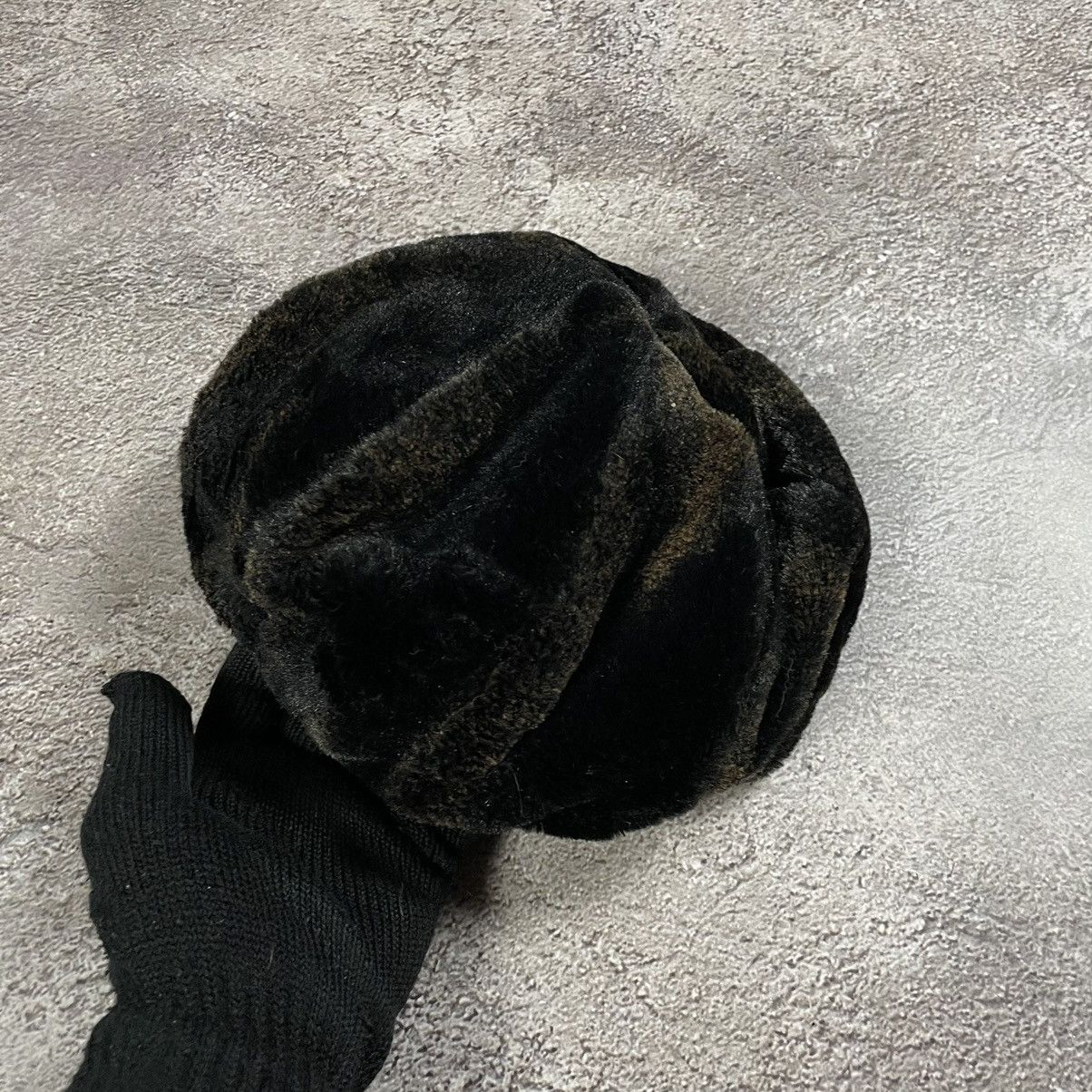 Japanese Brand Vintage 90s Alt Beanie Mohair Ushanka Faux American VTg Size ONE SIZE - 2 Thumbnail