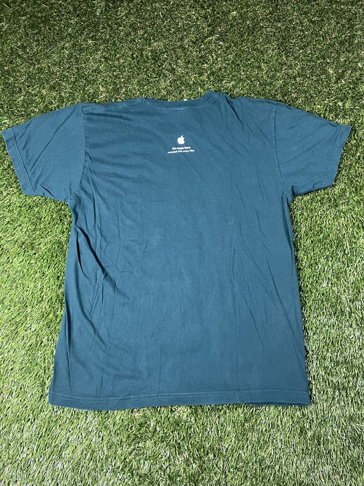 Apple Vintage Y2k Teal Apple iPod Promo Tech Fun Music Retro Tee Size US L / EU 52-54 / 3 - 2 Thumbnail