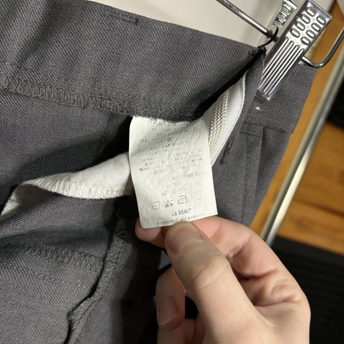 Vintage Vintage 1990s Grey Pleated Trousers Size 28" / US 6 / IT 42 - 3 Thumbnail