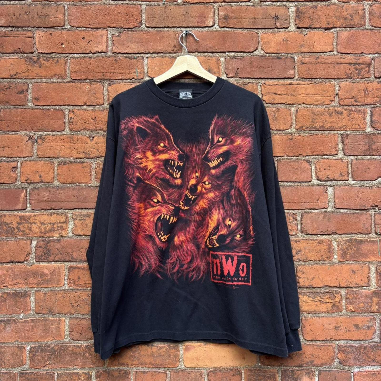 Other vintage nwo new world order wolf long sleeve t shirt 1999 XL Size US XL / EU 56 / 4 - 1 Thumbnail