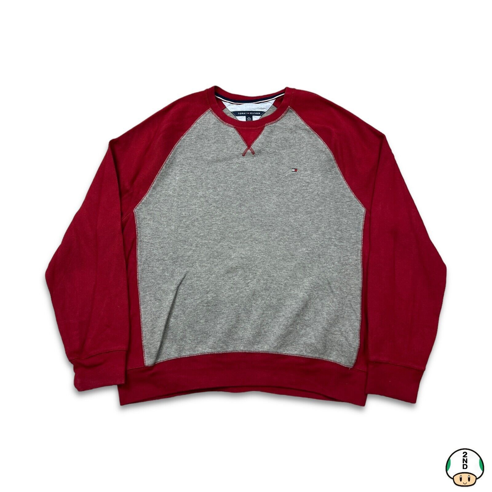 Tommy Hilfiger × Vintage Tommy Hilfiger Sweatshirt XL Tommy Flag Pullover Crewneck Size US XL / EU 56 / 4 - 1 Thumbnail