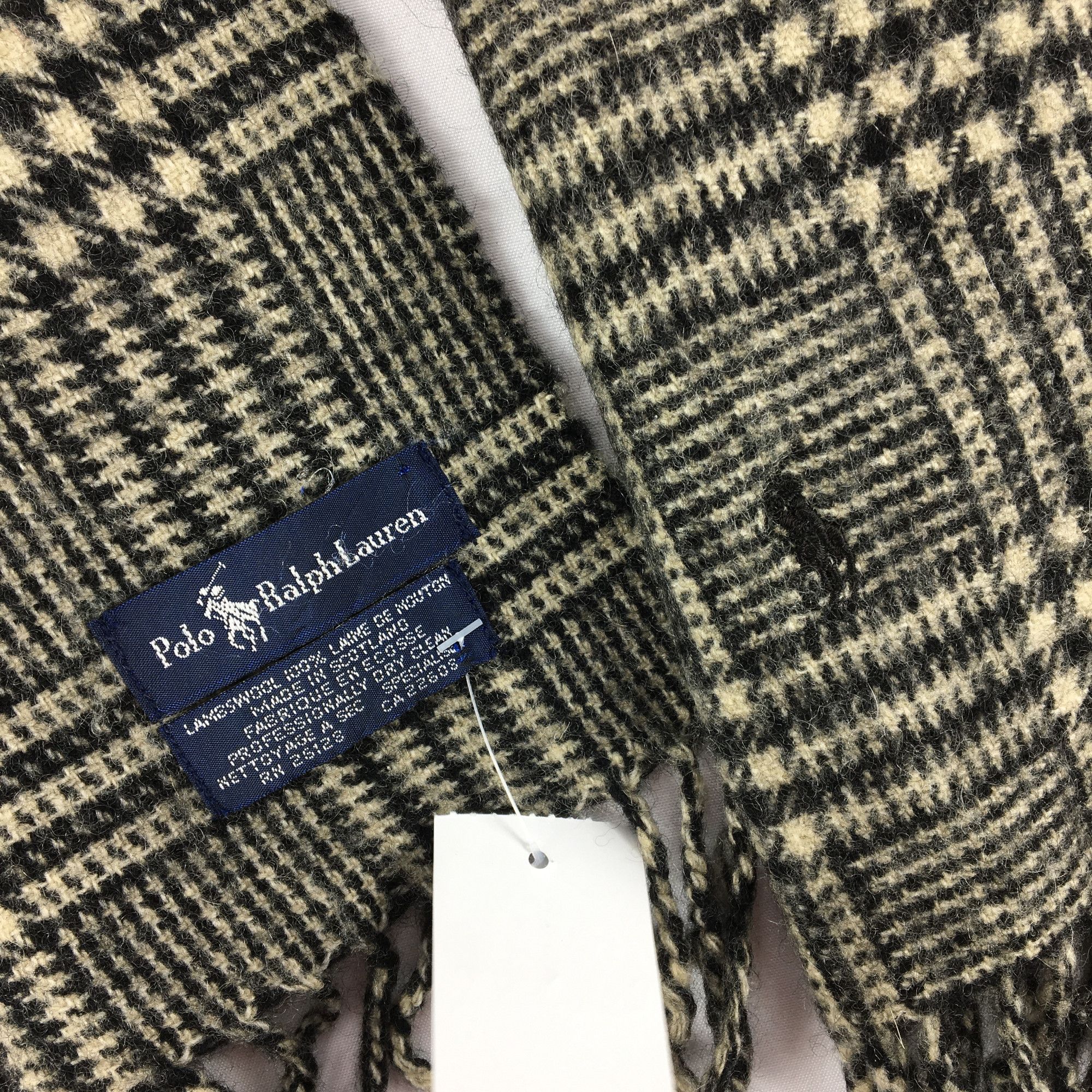 Polo Ralph Lauren Vintage Polo Ralph Lauren Scarf Muffler Wool Scarves Size ONE SIZE - 4 Thumbnail