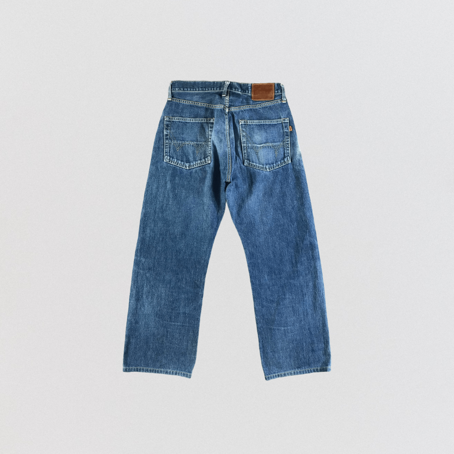 Edwin Vintage Redline Blue Wash Edwin 505 Jeans-JM3527 Size US 31 - 2 Thumbnail
