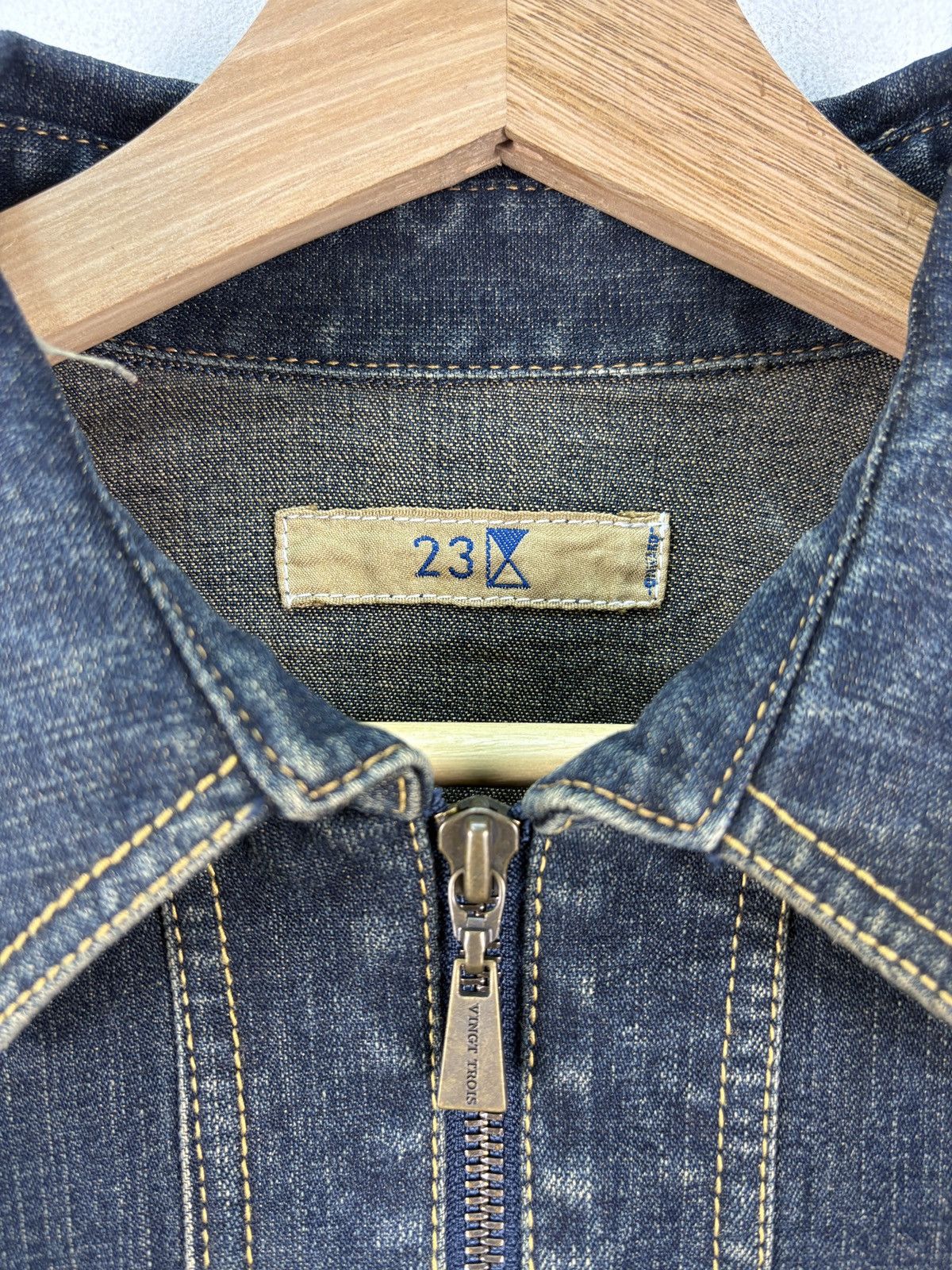 Takeo Kikuchi × Vintage Vintage Takeo Kikuchi Denim Jacket Faded Blue Wash Size US M / EU 48-50 / 2 - 3 Thumbnail