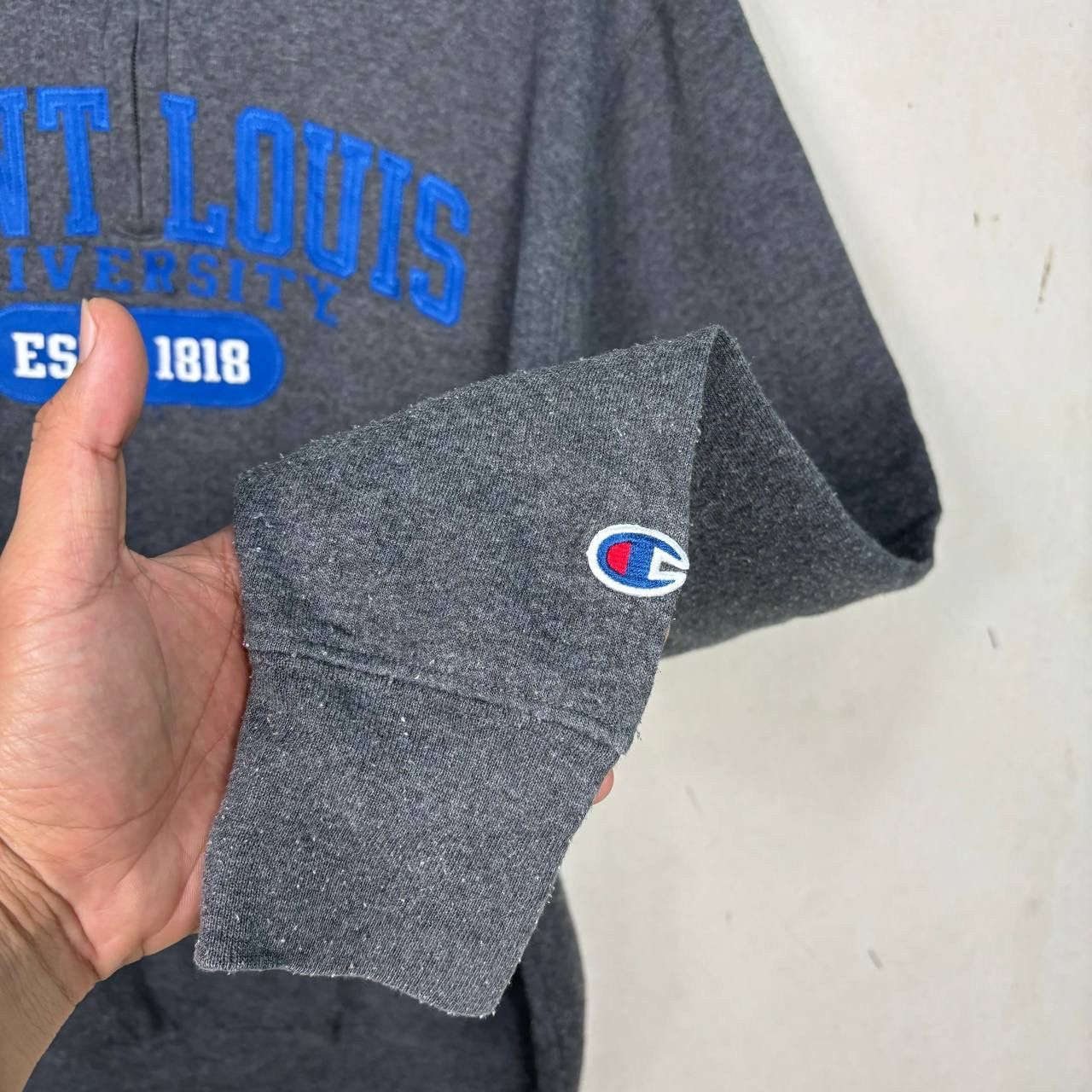 Champion Vtg Champion Saint Louis University Quarter Zip Sweatshirt Size US M / EU 48-50 / 2 - 5 Thumbnail