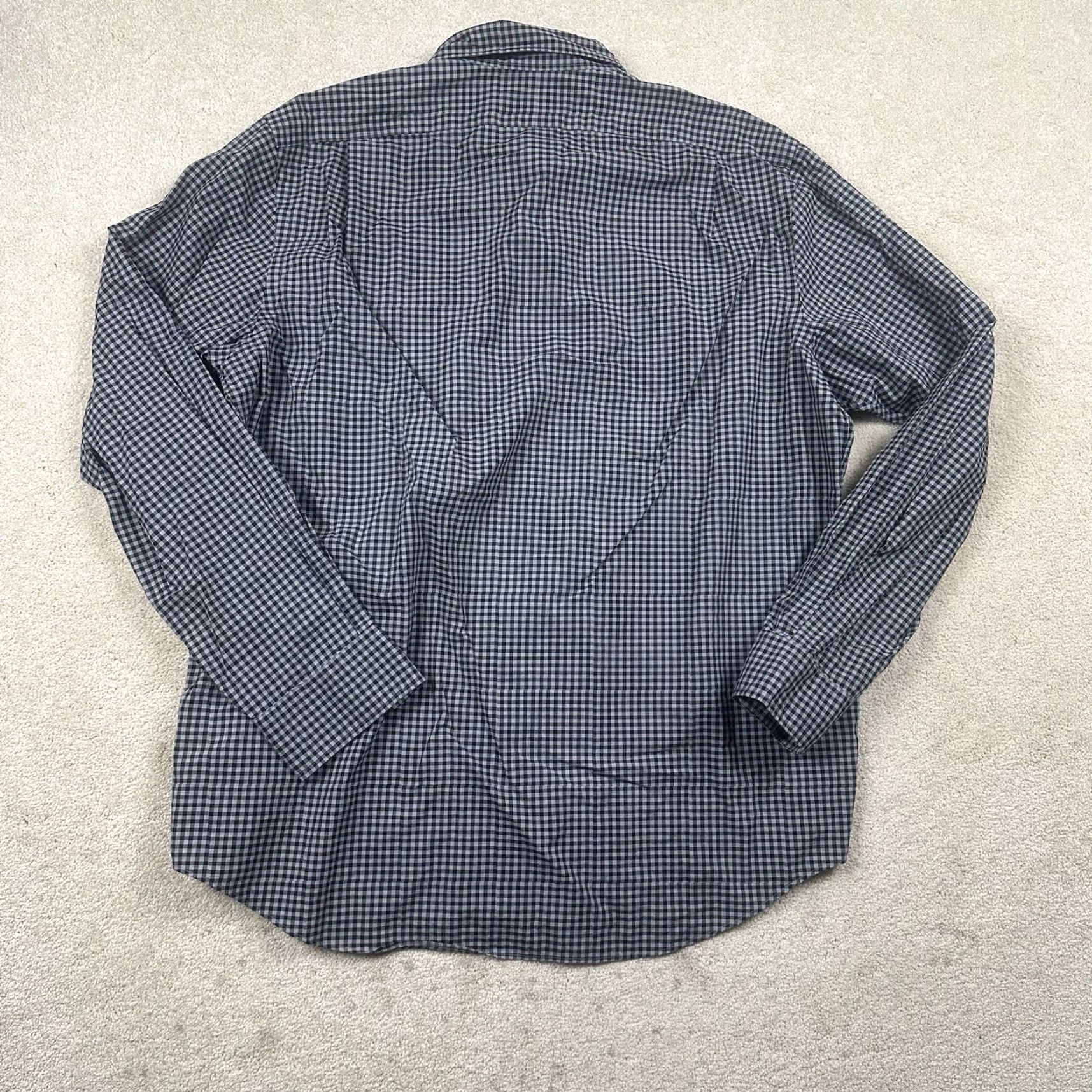Polo Ralph Lauren Polo Ralph Lauren Button-Up Shirt Mens XL Gray Check Classic Fit Stretch Shirt Size US XL / EU 56 / 4 - 3 Thumbnail
