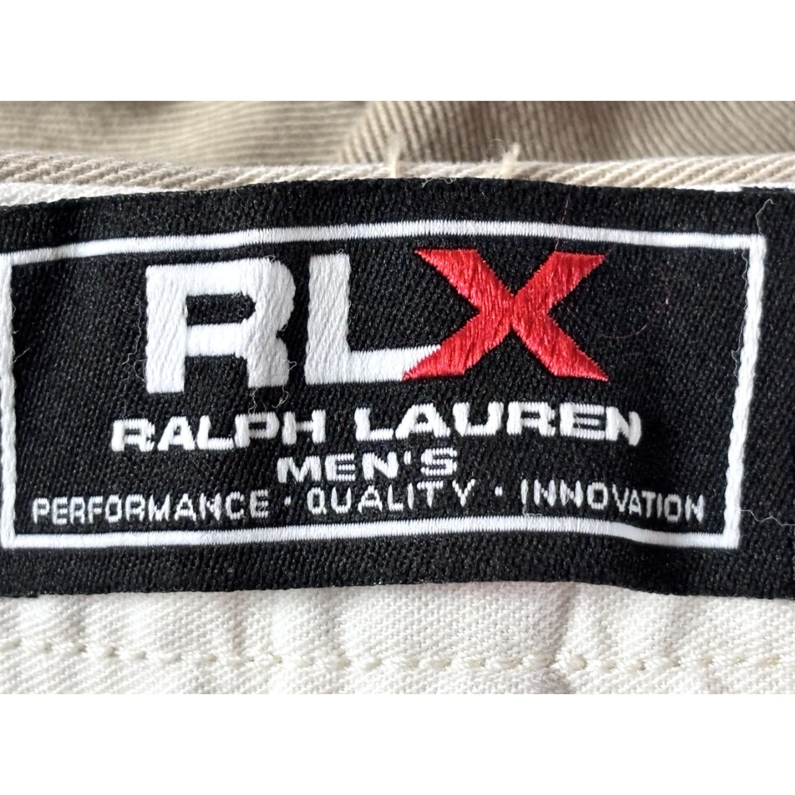 RLX Ralph Lauren VINTAGE Ralph Lauren Chino Pants Men’s 36x34 Cotton Tan Flat Front Preppy Casual Business Size US 36 / EU 52 - 6 Thumbnail