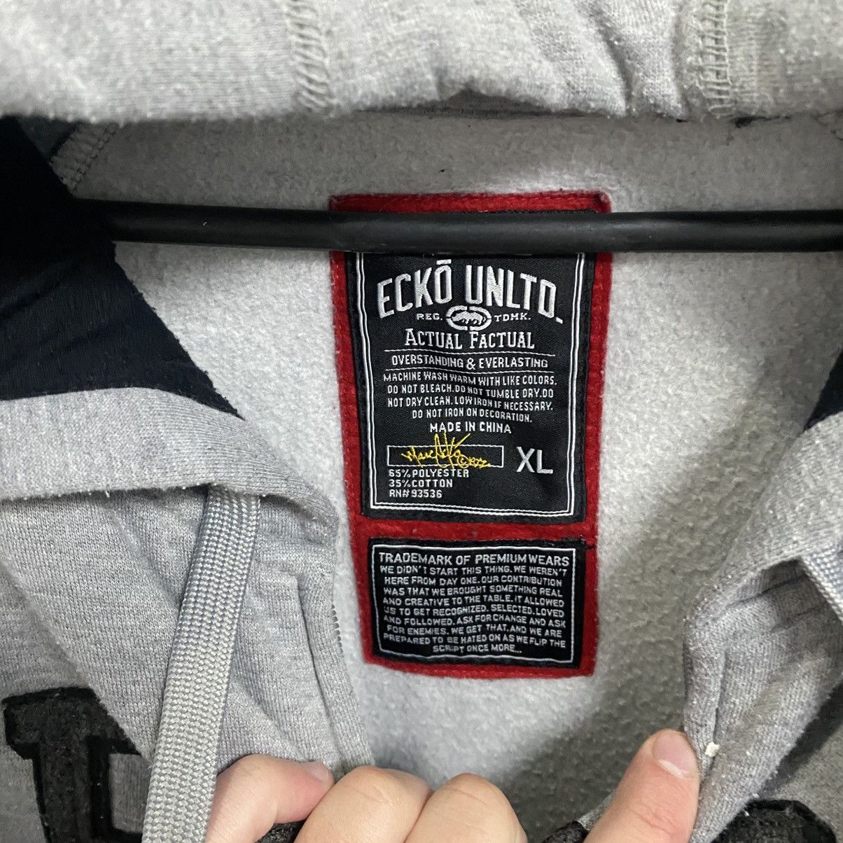 Ecko Unltd. Crazy Vintage Ecko Unltd Y2K Zip Hoodie Japan Style Size US XL / EU 56 / 4 - 7 Thumbnail