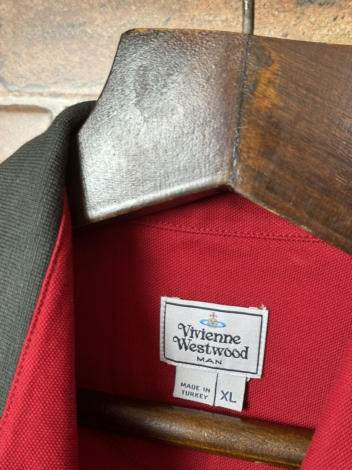 Vivienne Westwood Vivienne Westwood Red Classic Polo Shirt Size US XL / EU 56 / 4 - 4 Thumbnail
