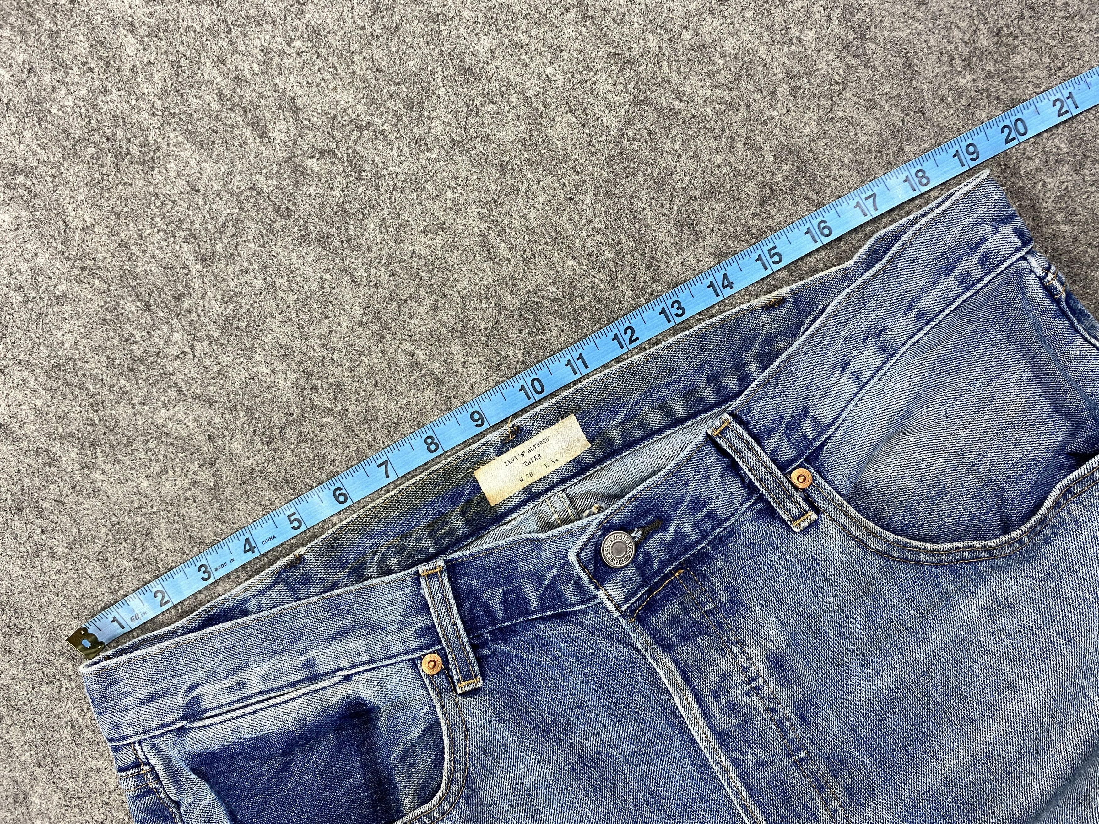Levi's Distressed Blue Levi's 501 Alter Taper 38x32 Denim -JN1638 Size US 38 / EU 54 - 6 Thumbnail