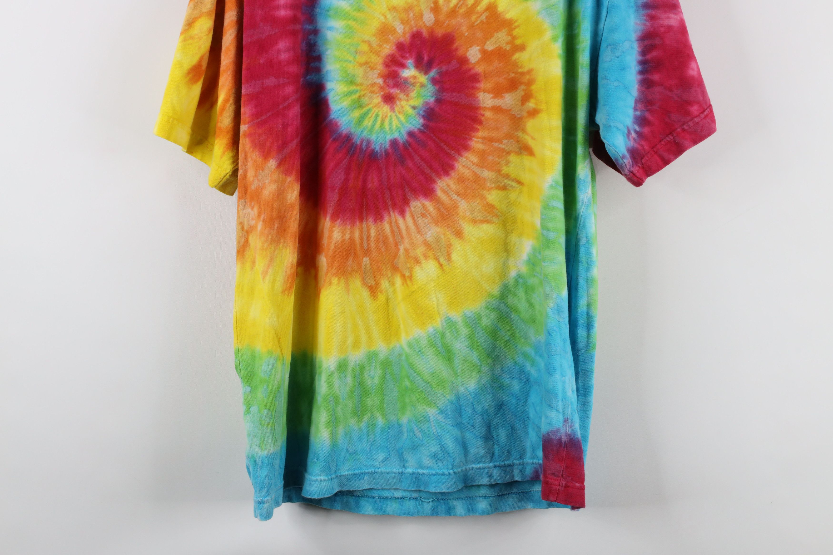 Vintage Vintage Snoopy Peanuts Rainbow Tie Dye Cedar Point T-Shirt Size US L / EU 52-54 / 3 - 10 Thumbnail