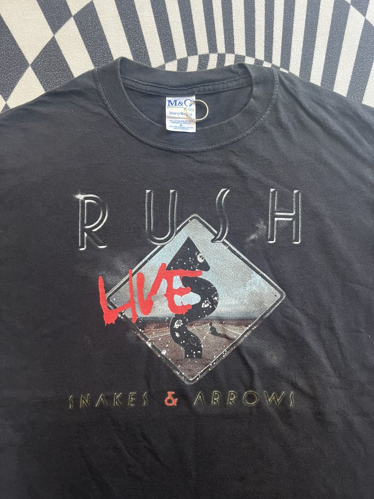 Band Tees Vintage RUSH Live Snakes & Arrows 00’s Tshirt Size US M / EU 48-50 / 2 - 5 Thumbnail
