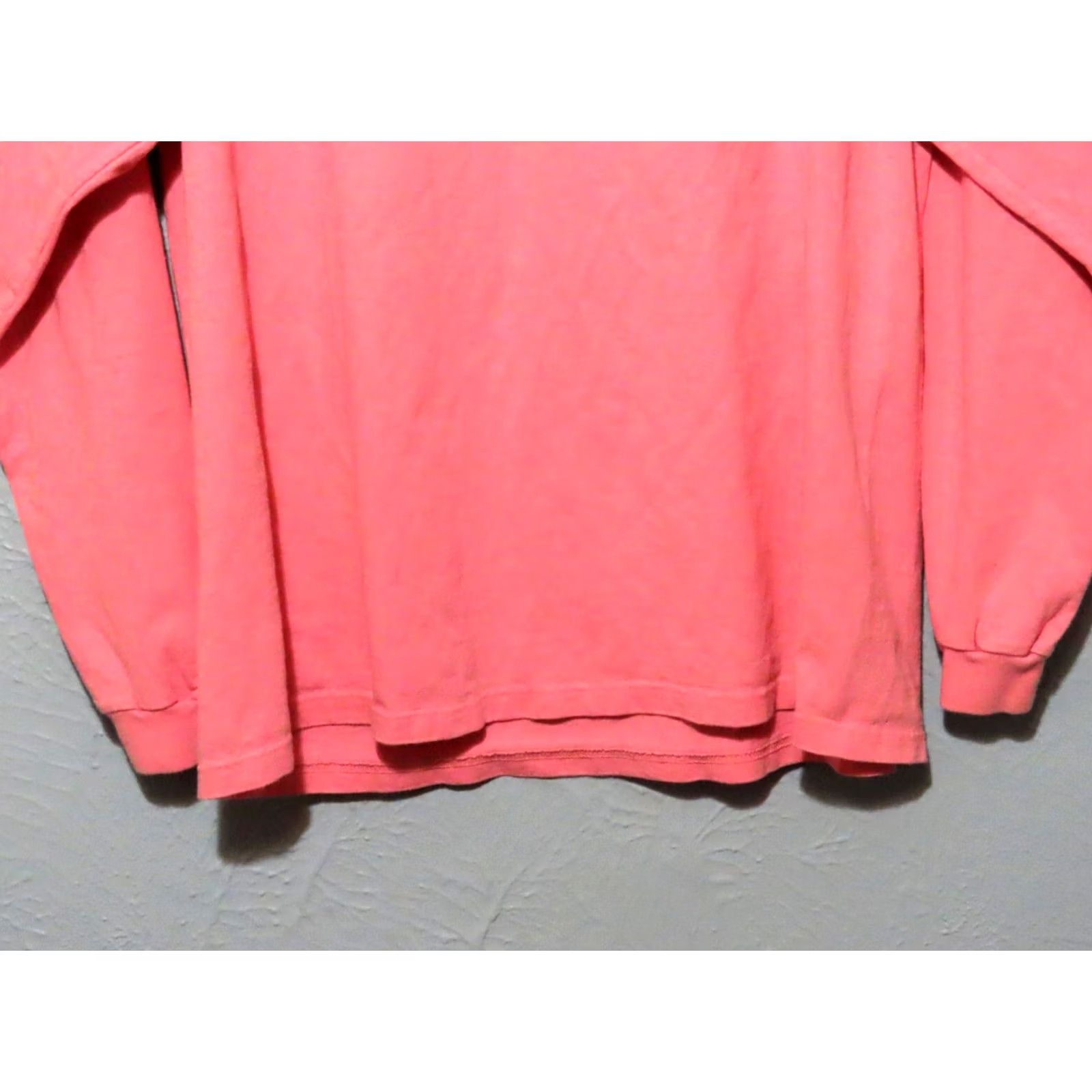 Vintage Simply Southern “I Like Big Mutts & I Can Not Lie" Long Sleeve Tshirt Womens Shirt Pink Regular Fit Logo Crew Neck 100% Cotton Size L / US 10 / IT 46 - 2 Thumbnail